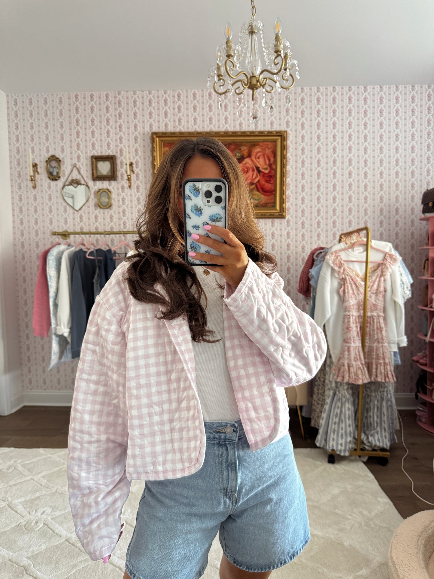 Strawberry Shortcake 🍰 Quilted jacket