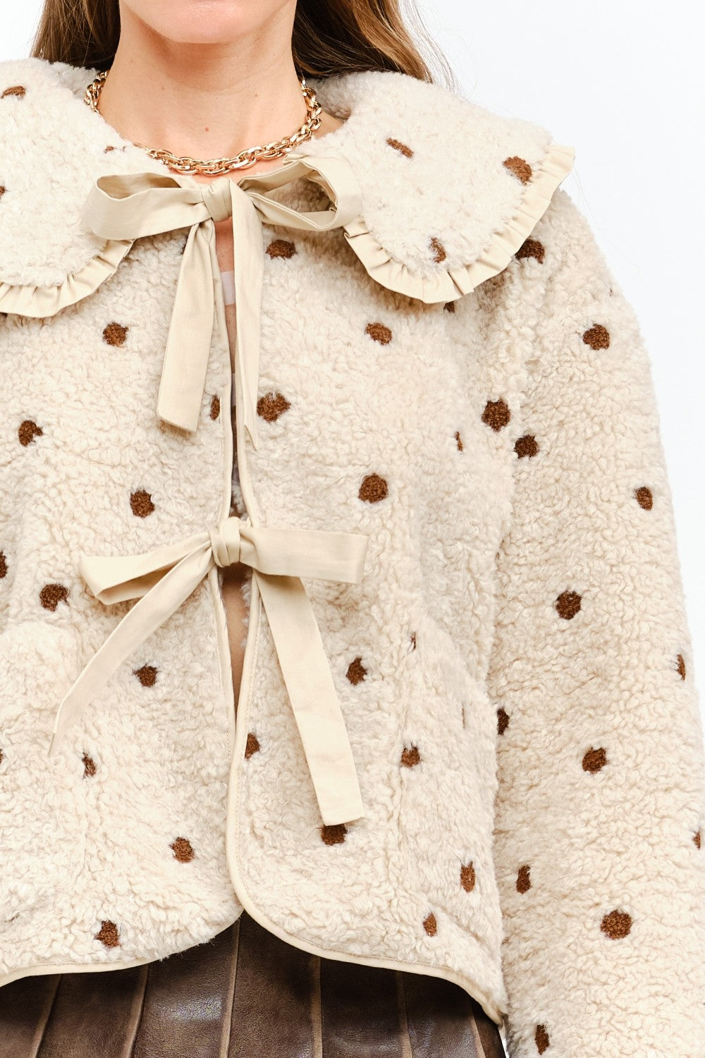 Crème Brûlée Sherpa Jacket (Oat)