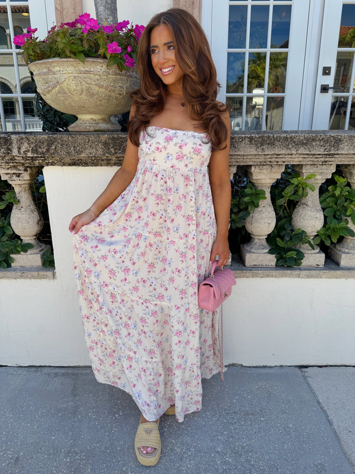 With Grace Floral Maxi Dress