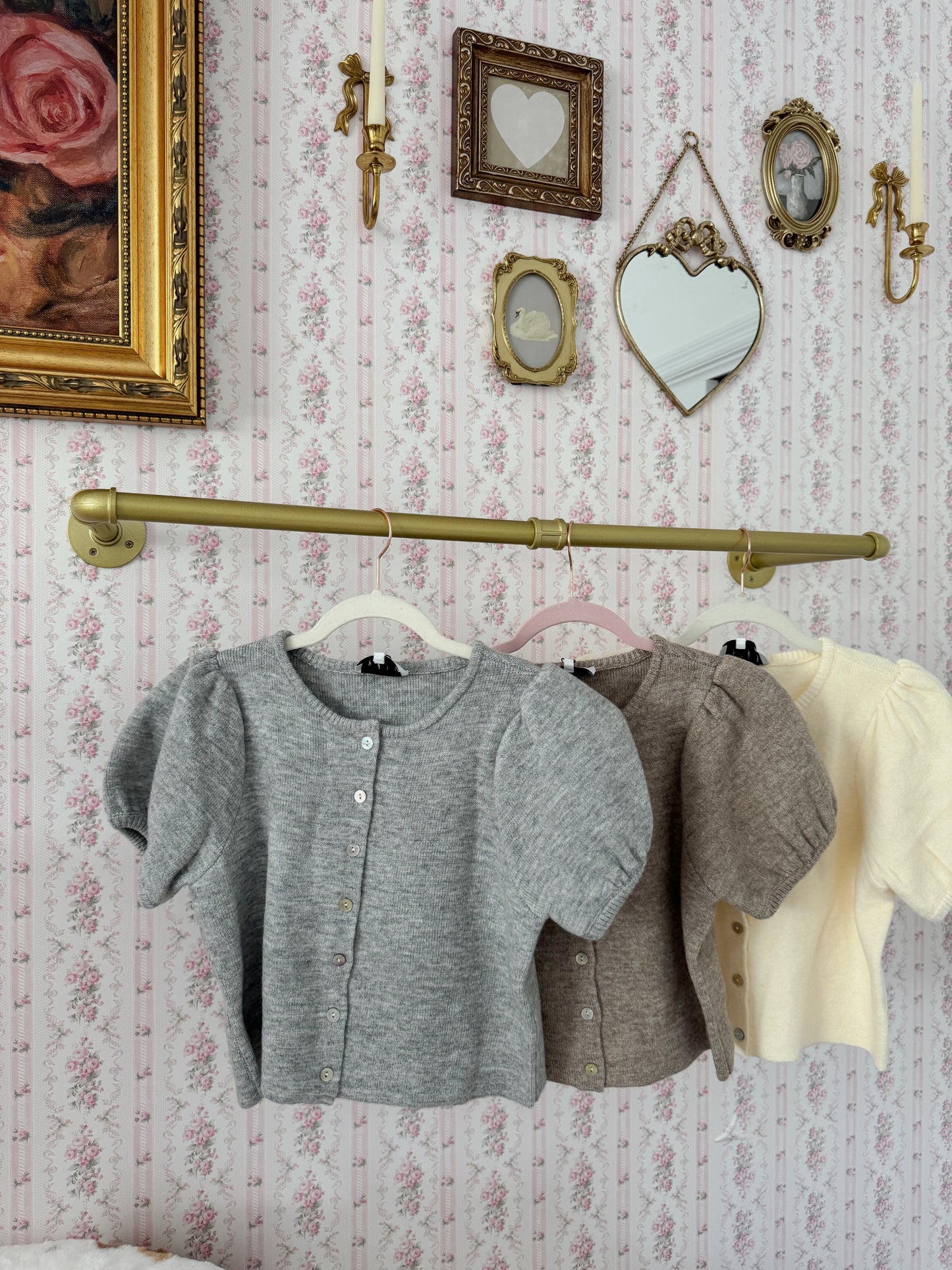 Darling Puff Cardigan Sweater ( mocha & crème now open for pre-order)