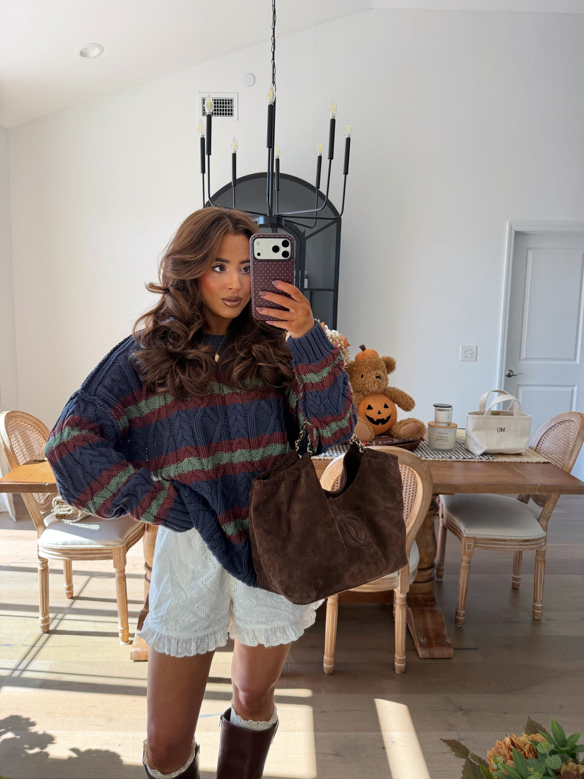 Chestnut Lane & Lace Shorts