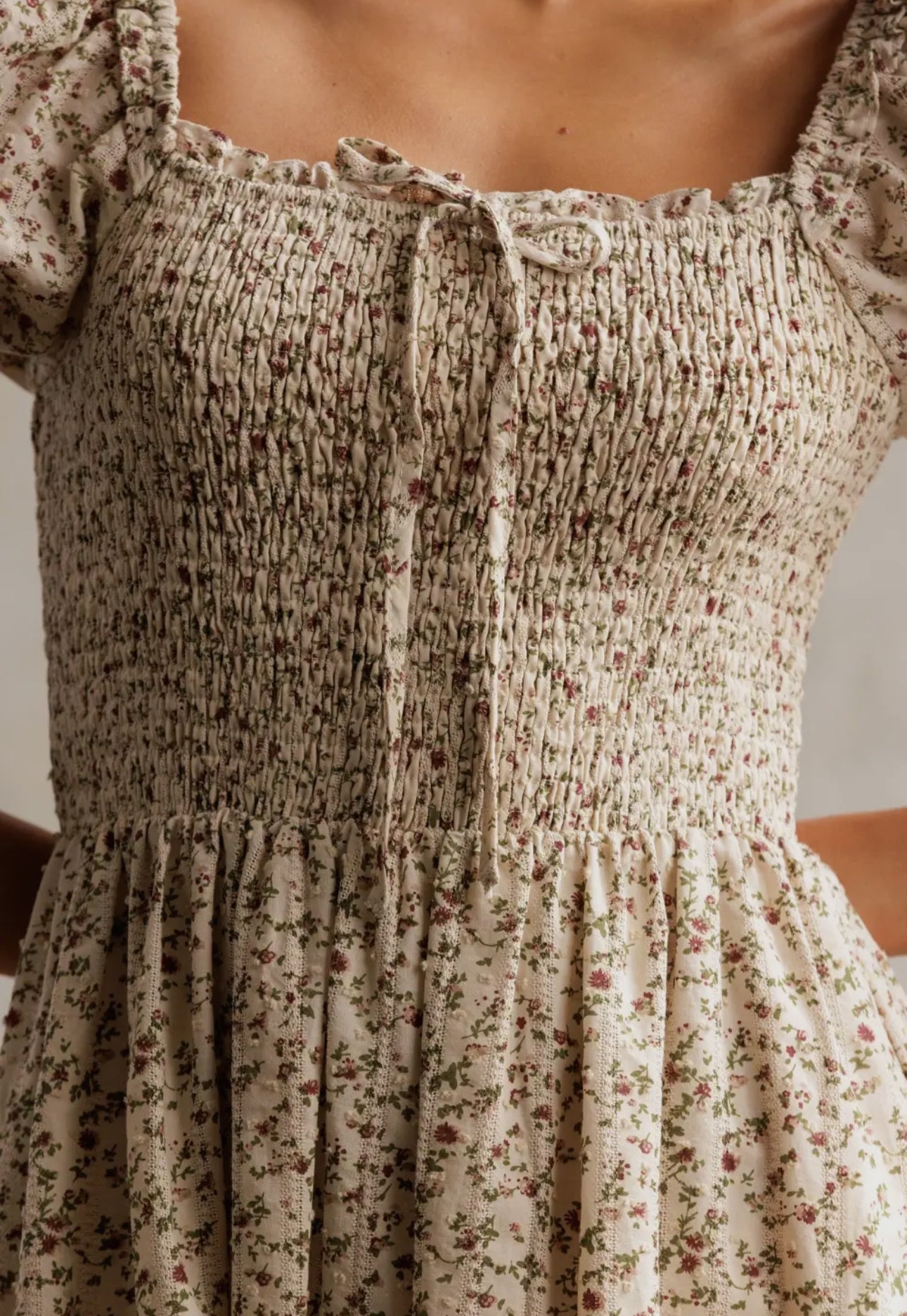 Cinnamon Hazelnut Puff Sleeve Midi Dress (pre-order now added Sep 1st)