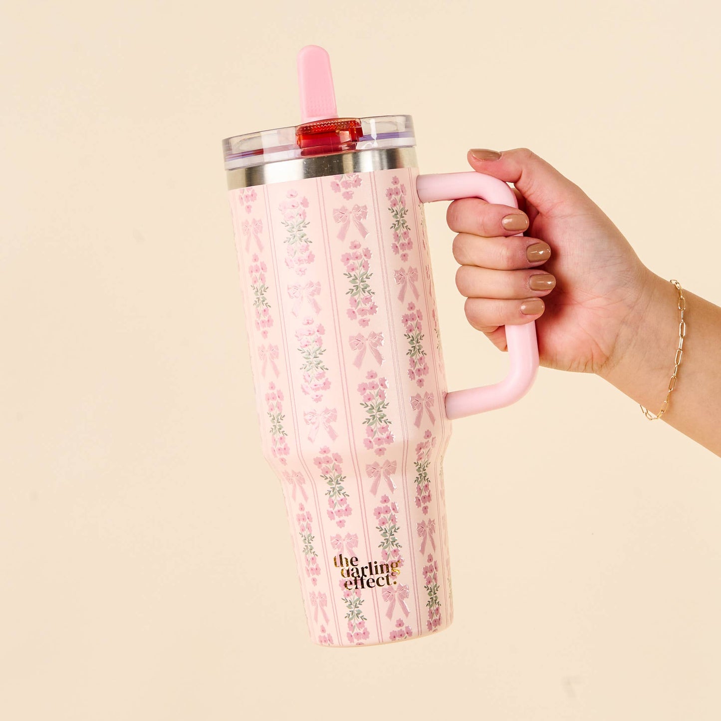 40 oz Oh So Fancy Pink Tumbler