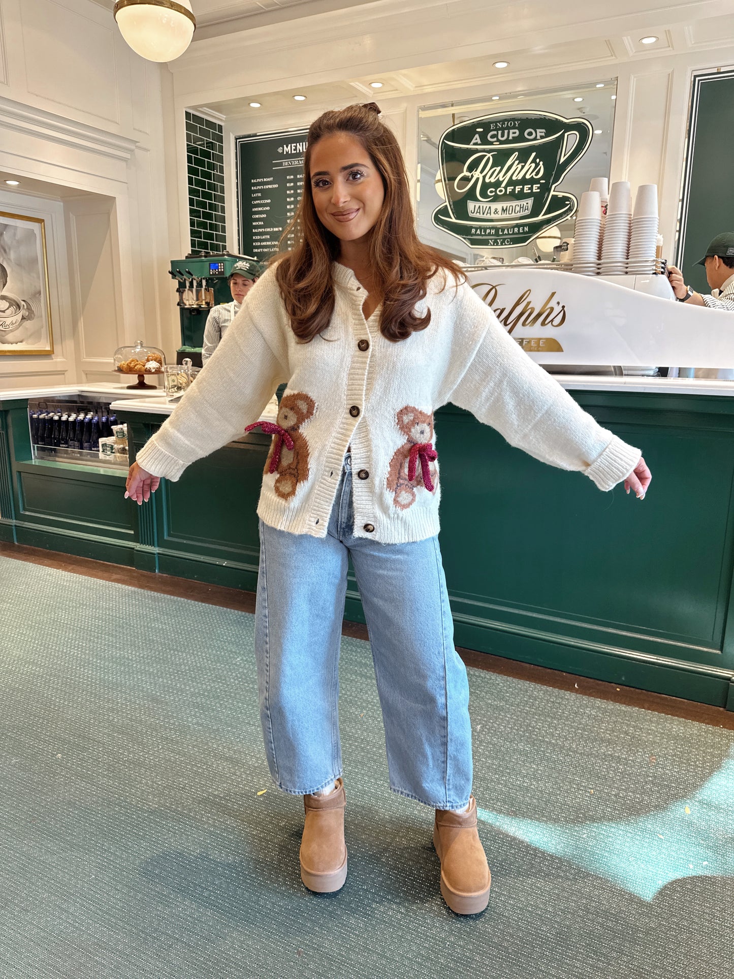 TEDDY BEAR CARDIGAN HOLIDAY LIMITED EDITION 🧸🤍 PRE-SALE