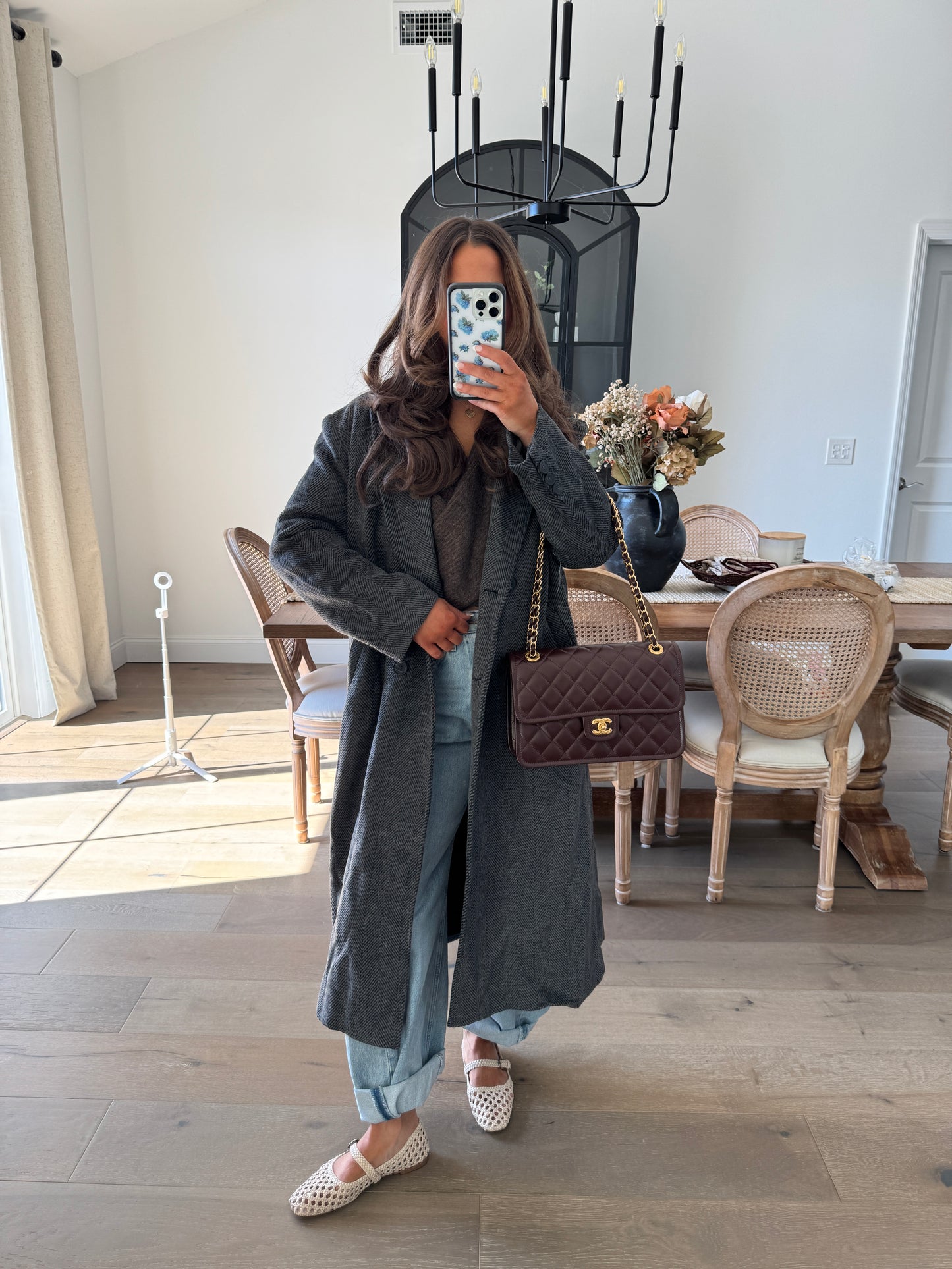 Ralph Coat (Charcoal Herringbone)