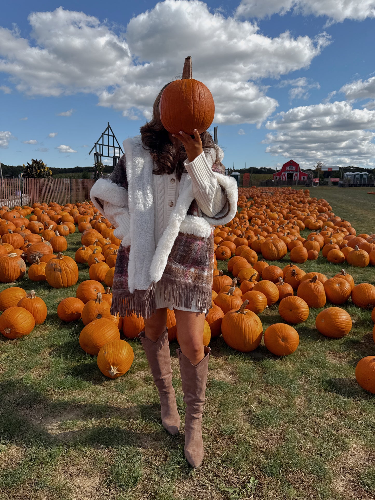 Autumn Chalet Poncho