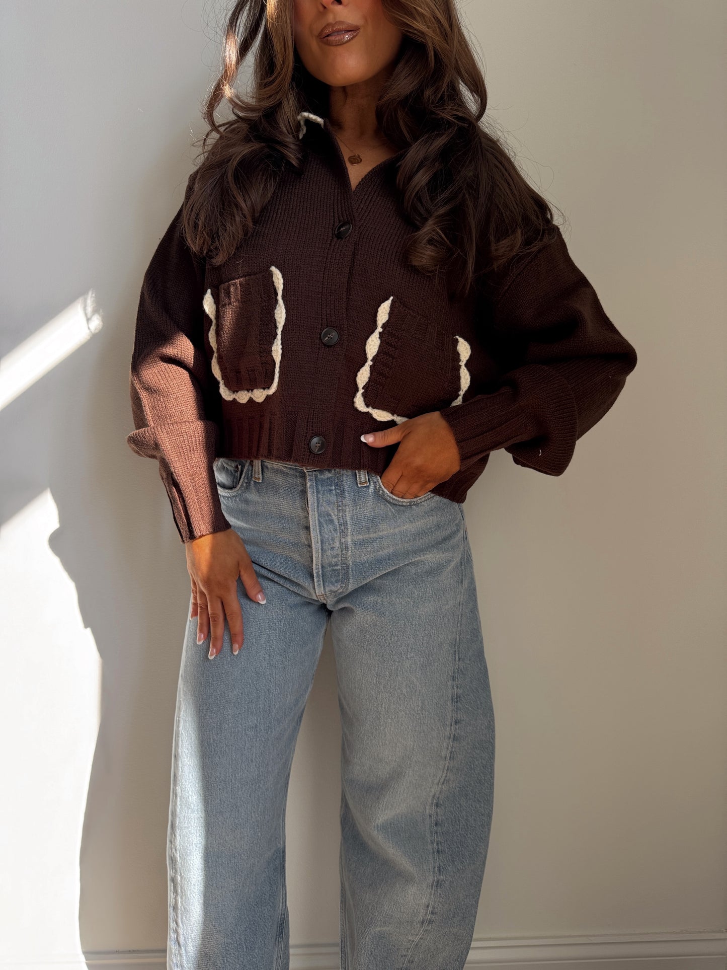 The Chocolate Glazed Cardigan (pre-order)