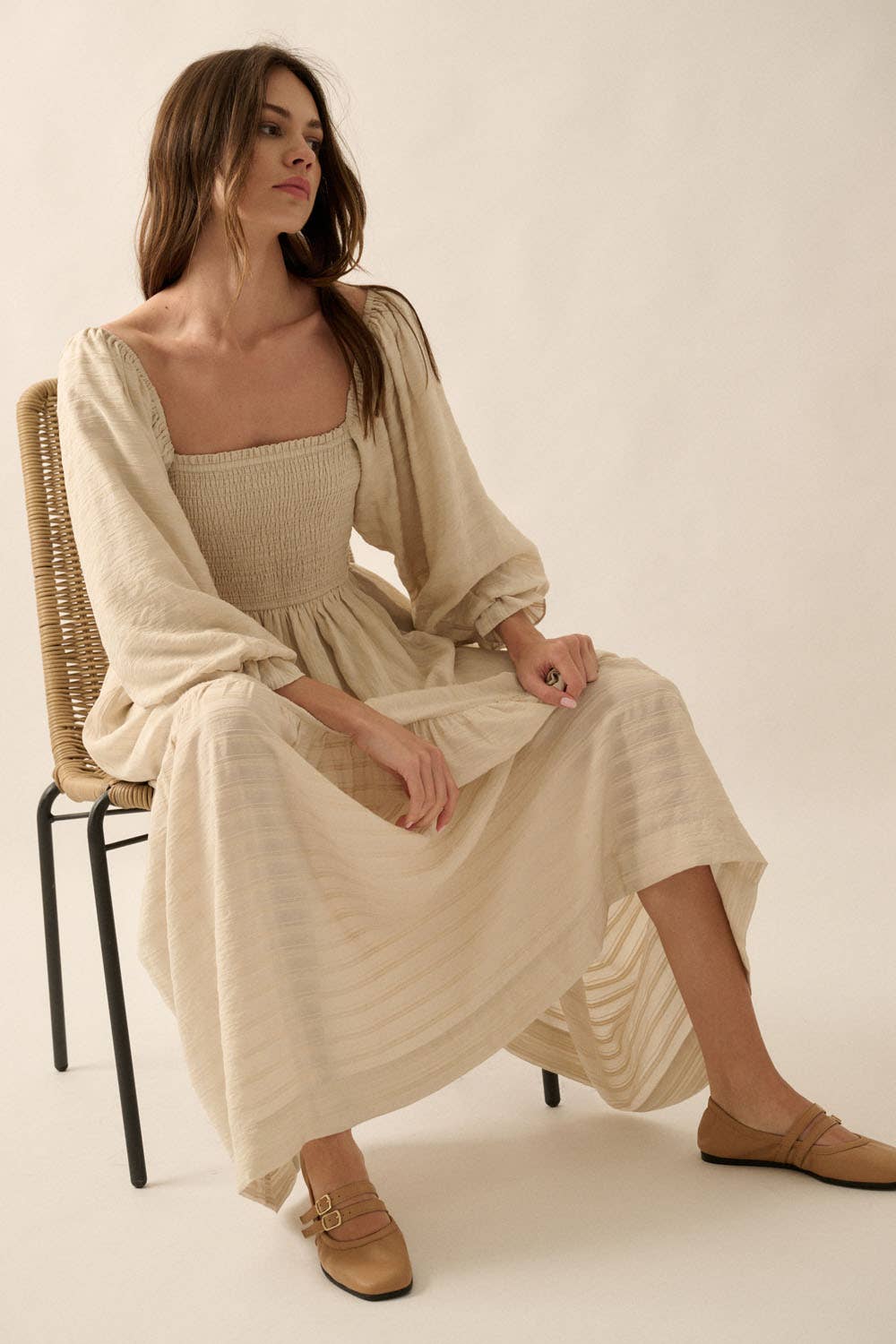 Heavenly Woven Maxi Dress