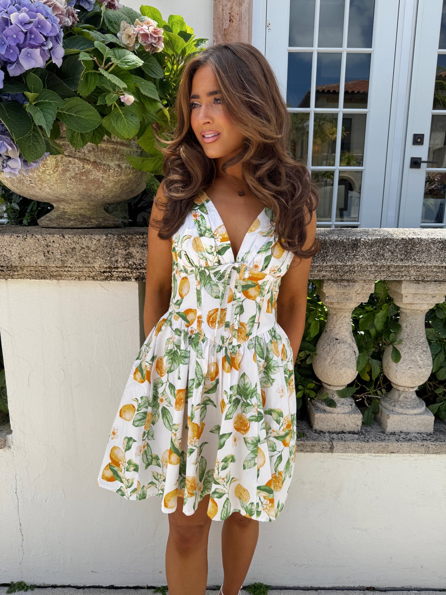 Lemonade Kisses Mini Dress