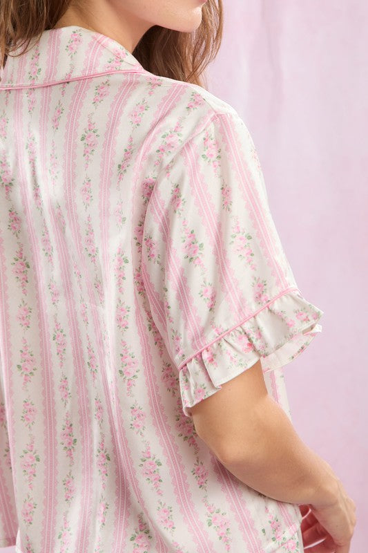 Sweet Peony Dreams Sleep Set