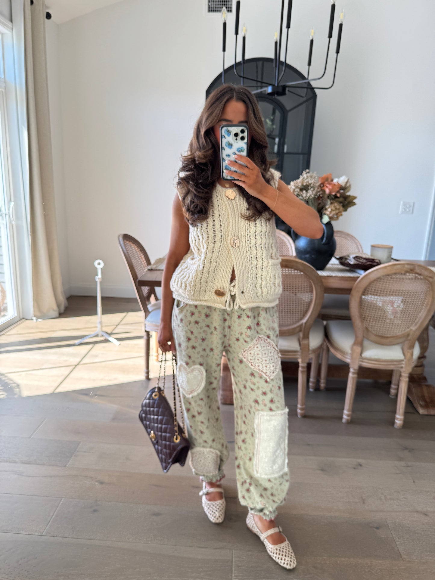 Love Patch Joggers (Sage)