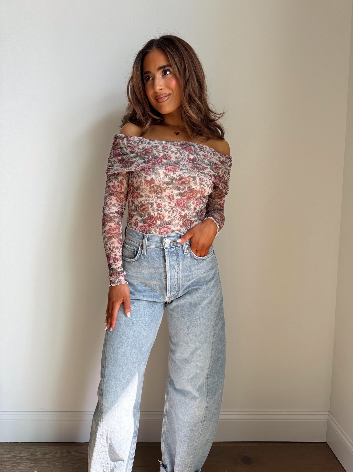 Falling For Florals Bodysuit (pre-order now 8.15)