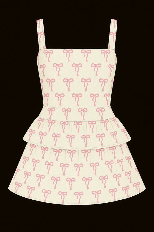 Magic Kingdom Ruffled Bow Tennis Skort Dress