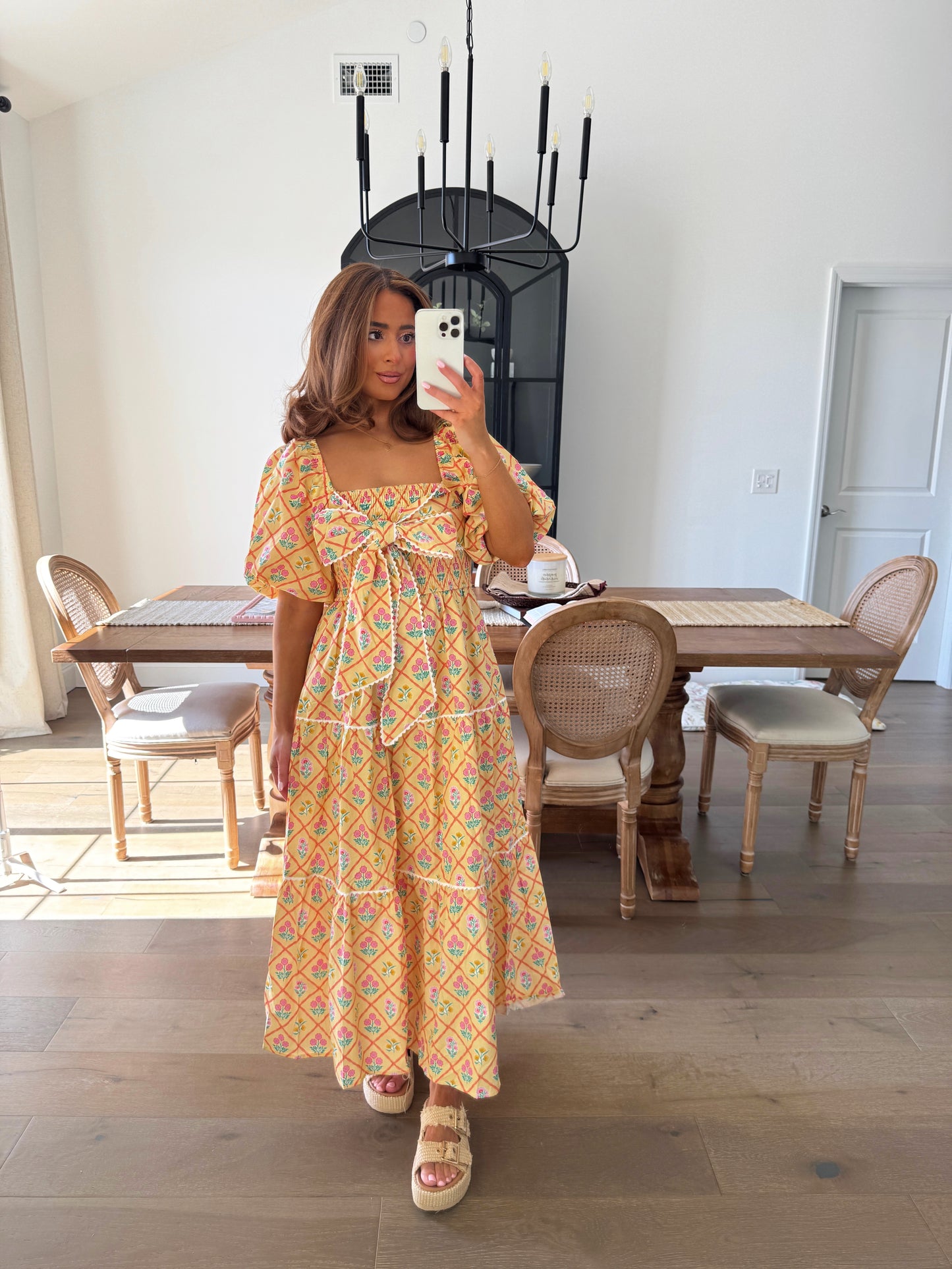 Pineapple Princess Midi Dress