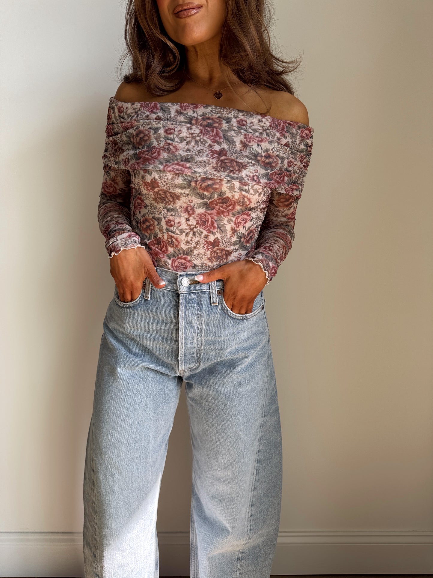 Falling For Florals Bodysuit (pre-order now 8.15)