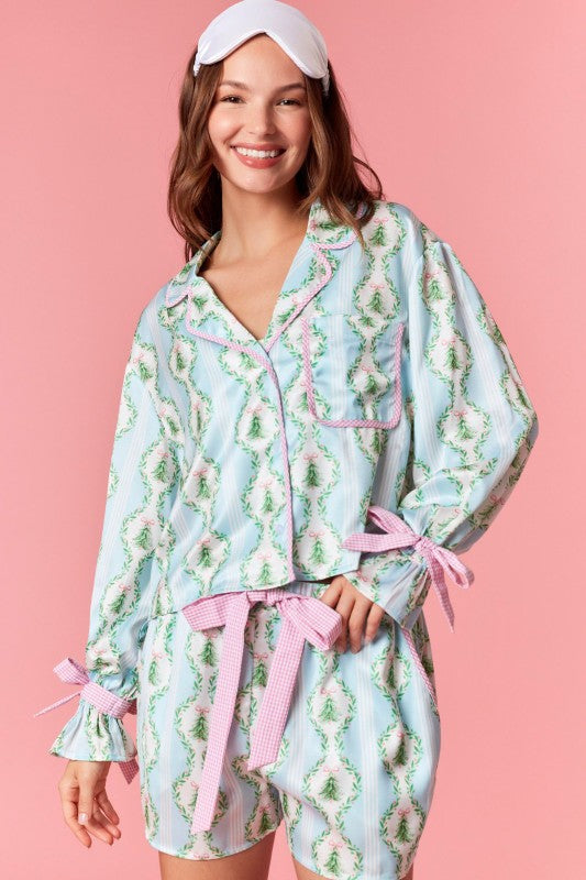 Christmas Tree Coquette Pjs