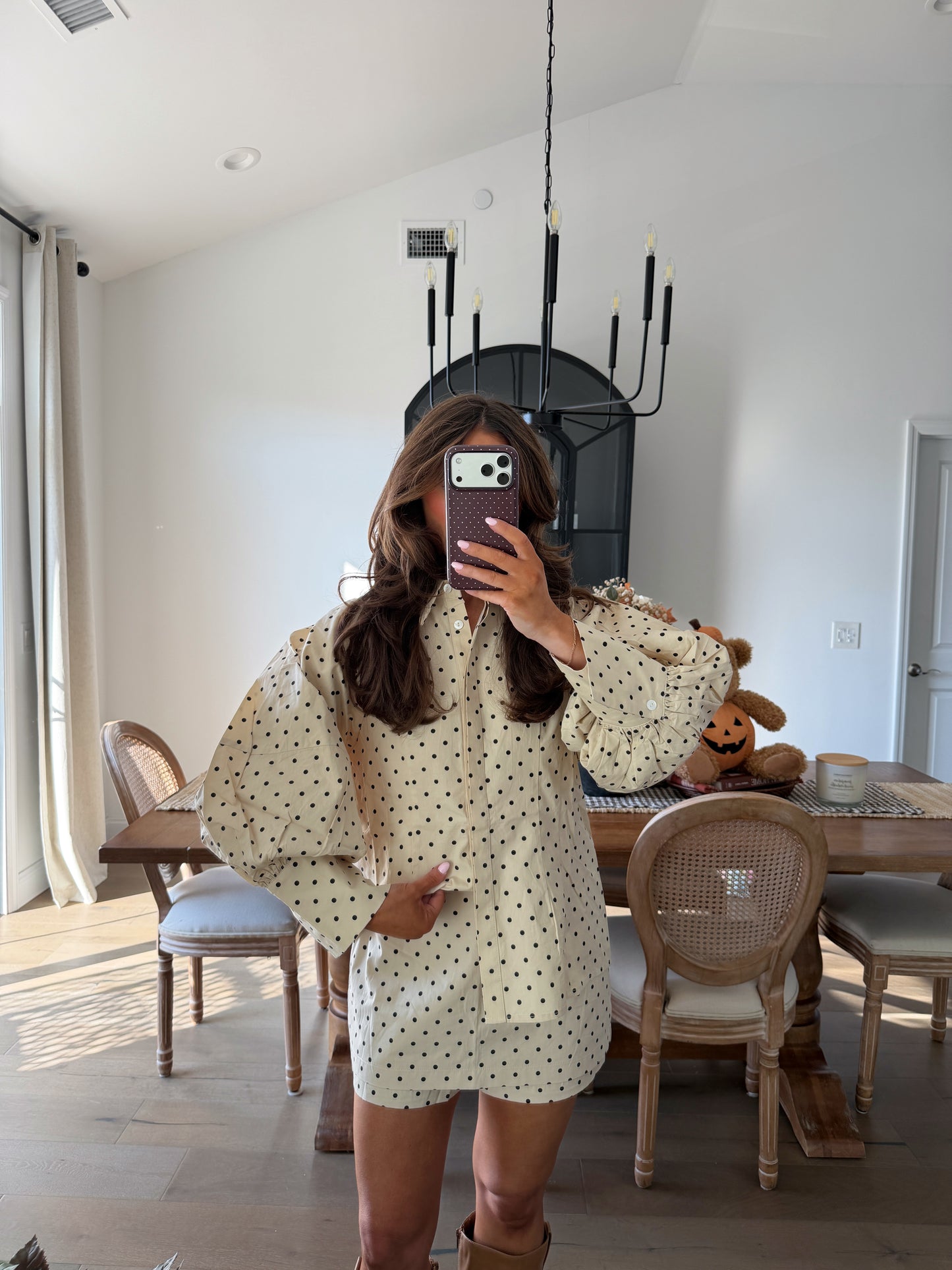 Polka Dot Buttetskotch Set