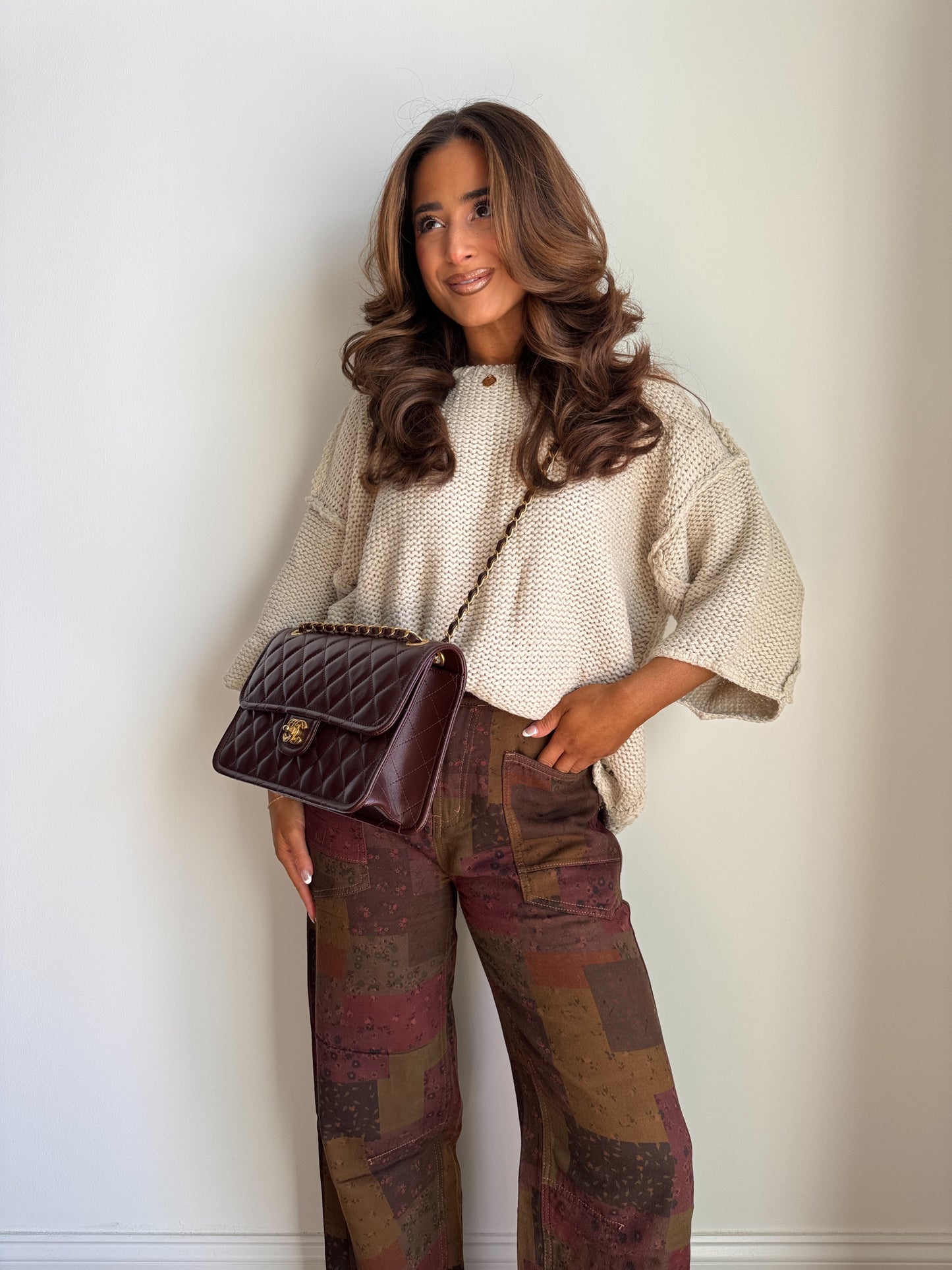 Cider Lane Patch Printed Jeans (can’t restock)