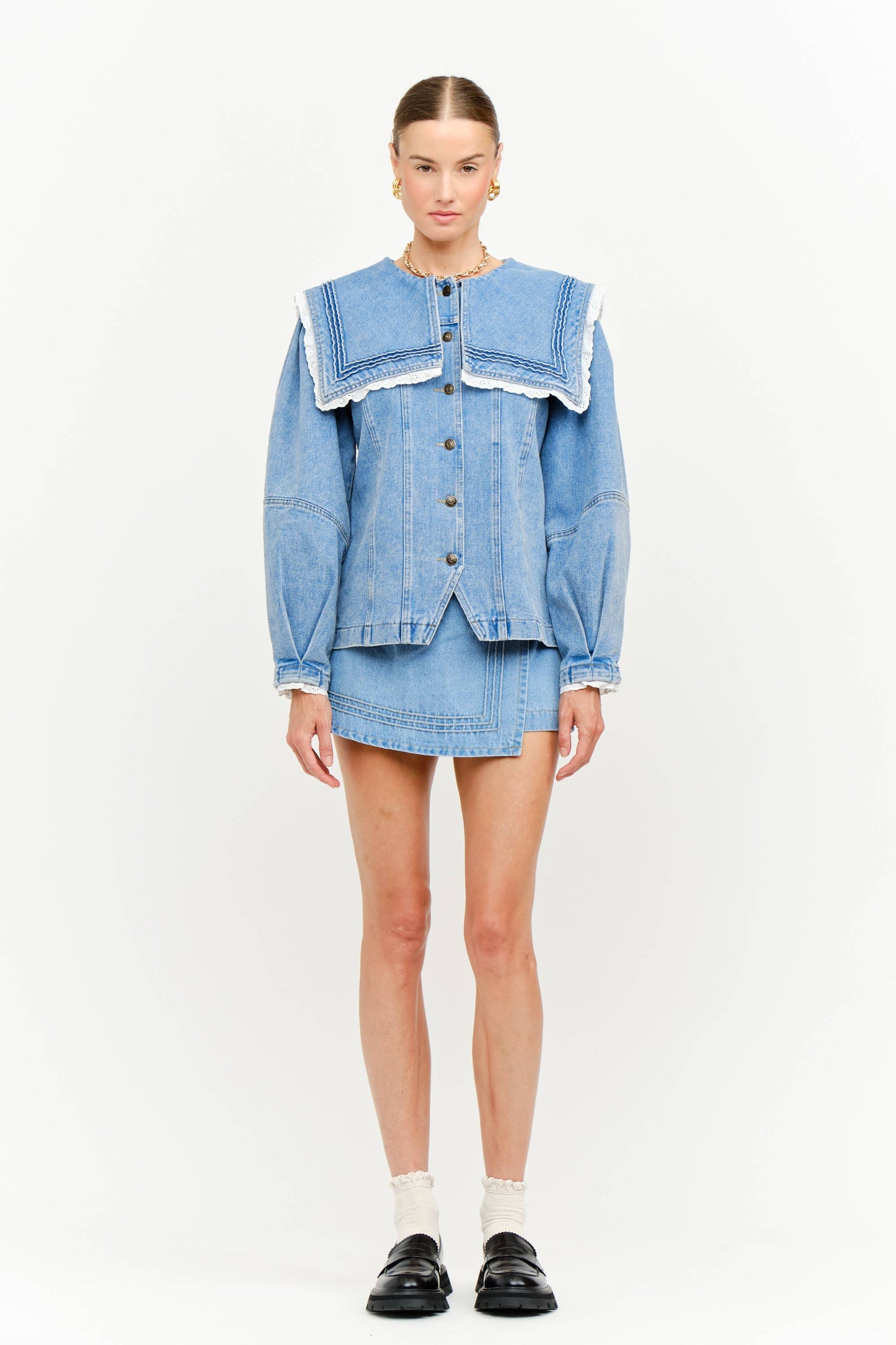 Sweet Noel Denim Skort