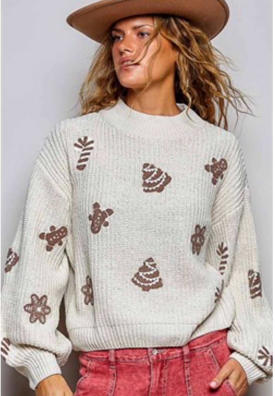 Gingerbread Chunky Sweater Knit