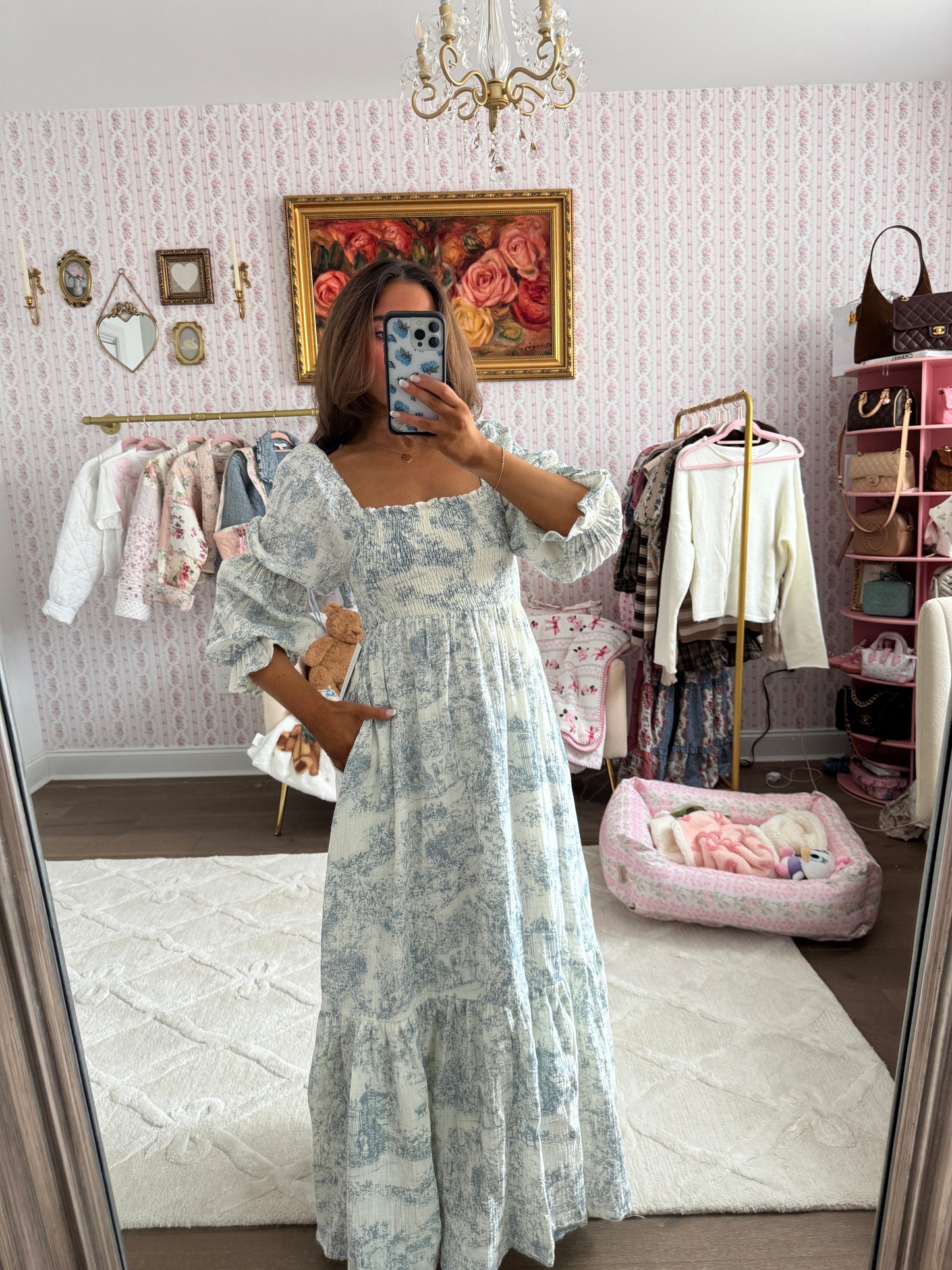 Floral midi dress worth collective Xs