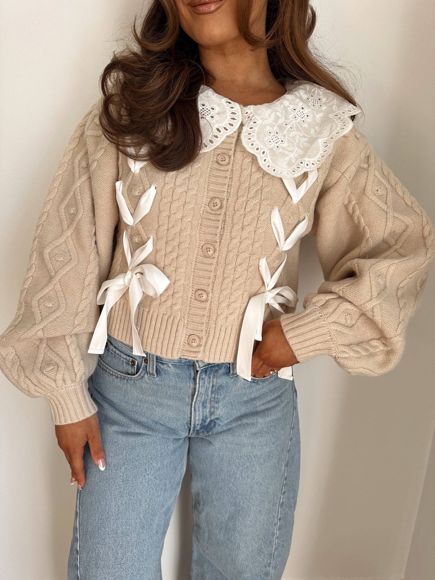 Clarice Lace Sweater Knit