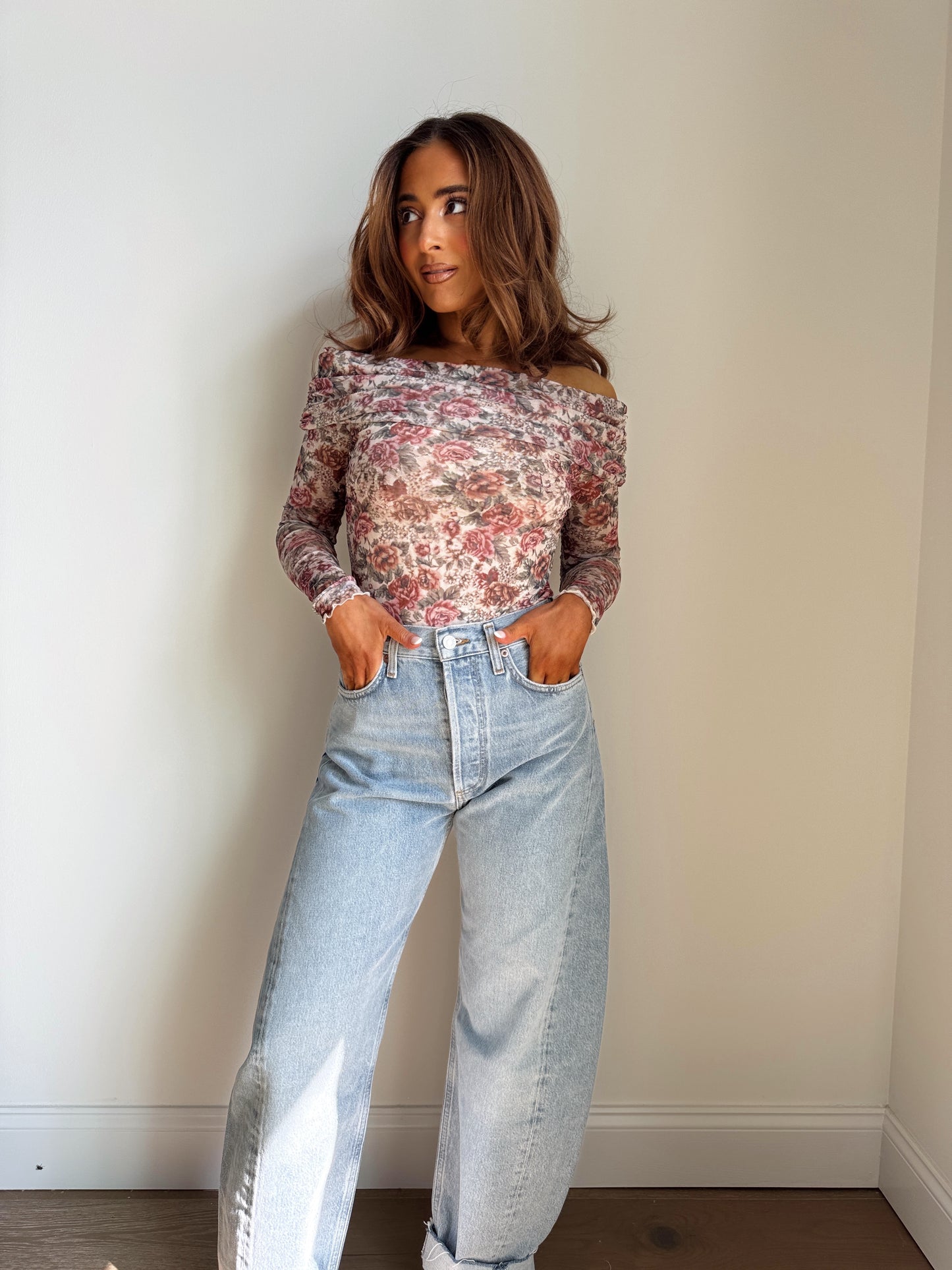 Falling For Florals Bodysuit (pre-order now 8.15)