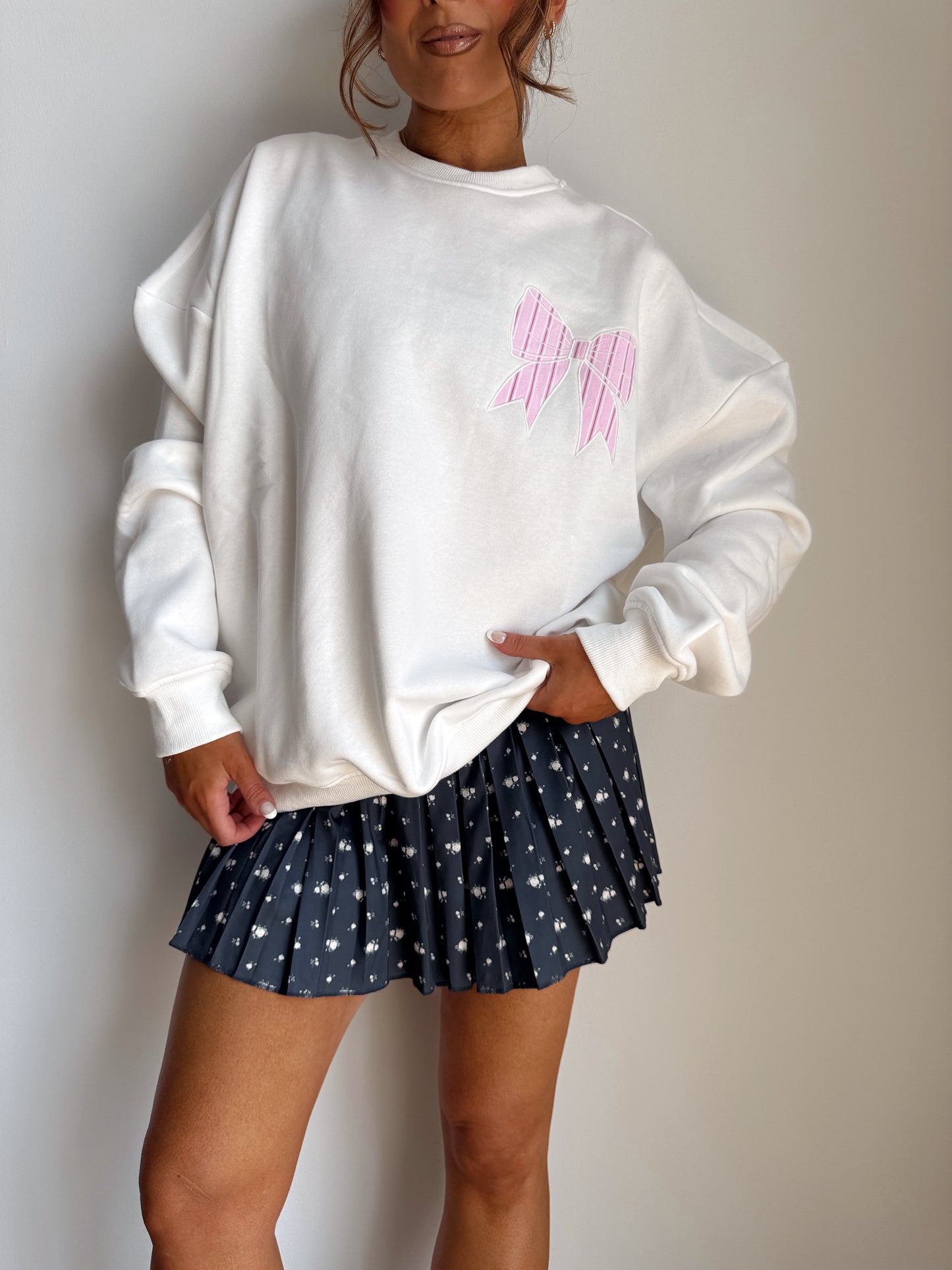 Coquette On The Court Vintage Crewneck