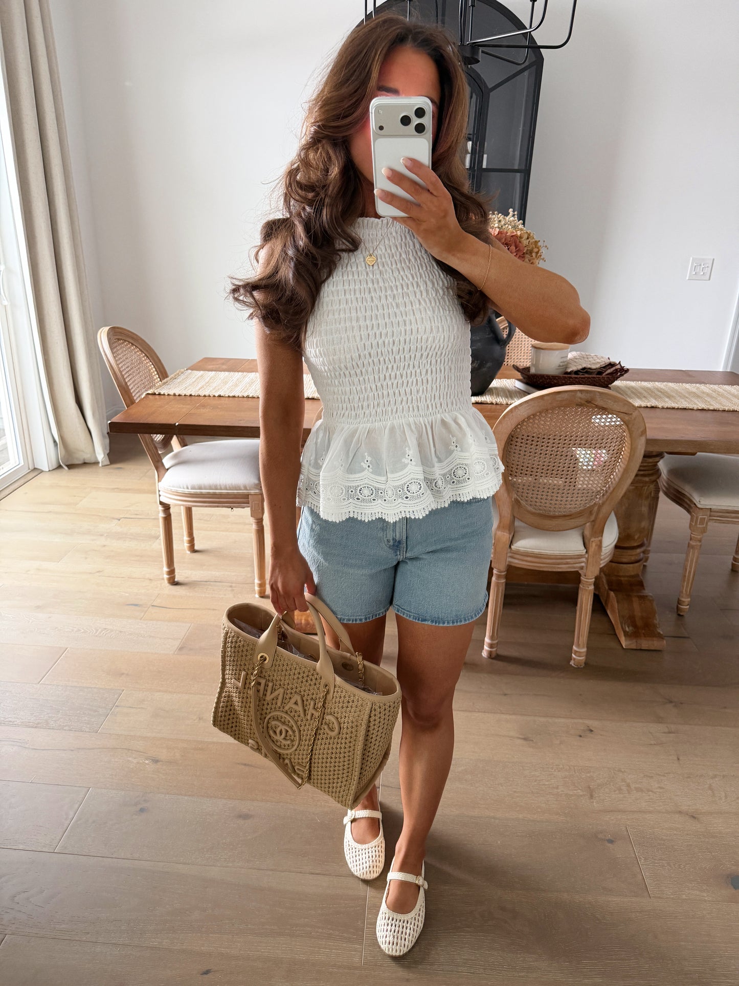 Vanilla Cupcake Peplum Top RESTOCK