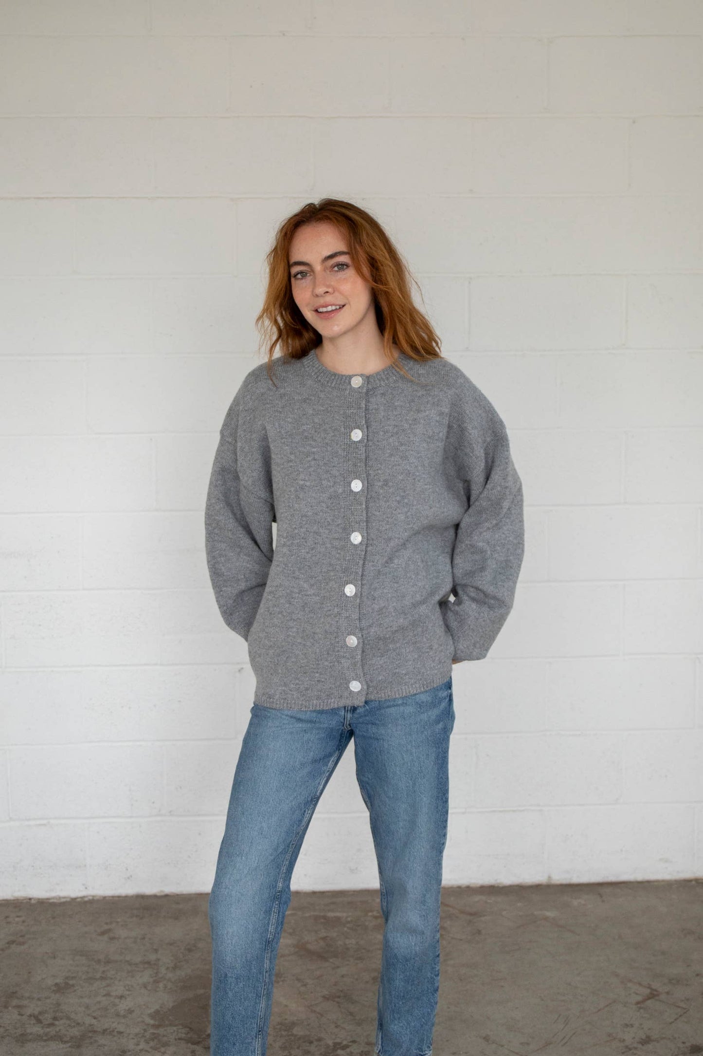 Cinnamon Sugar Cardigan (Heathered Grey)