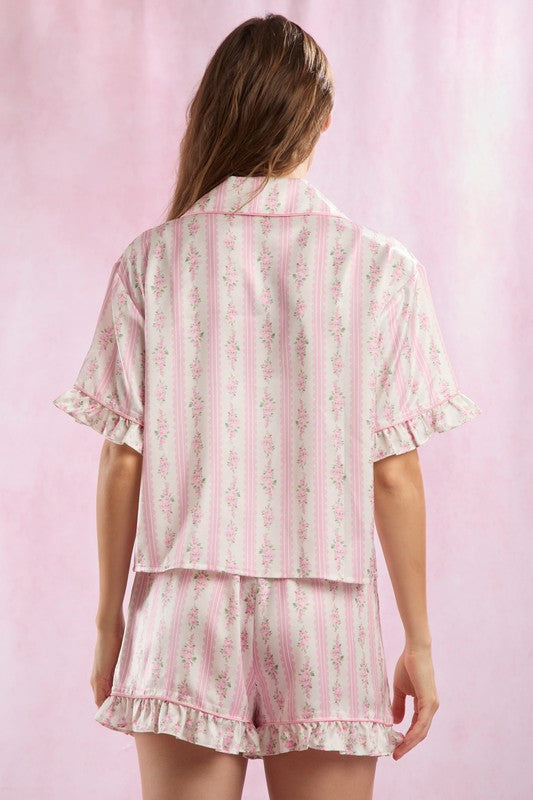 Sweet Peony Dreams Sleep Set