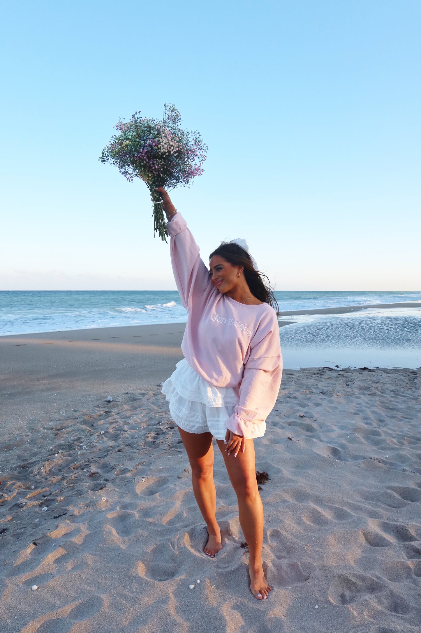 God is Good Embroidered Crew PRE-ORDER