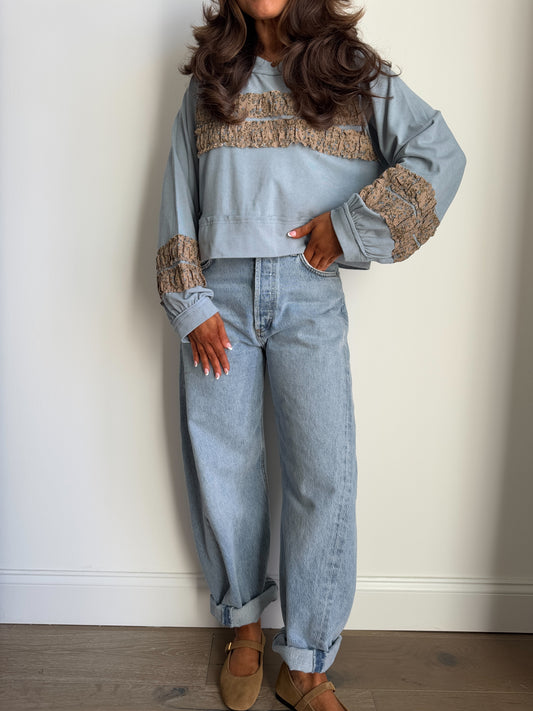 Blueberry Pie Knit Top