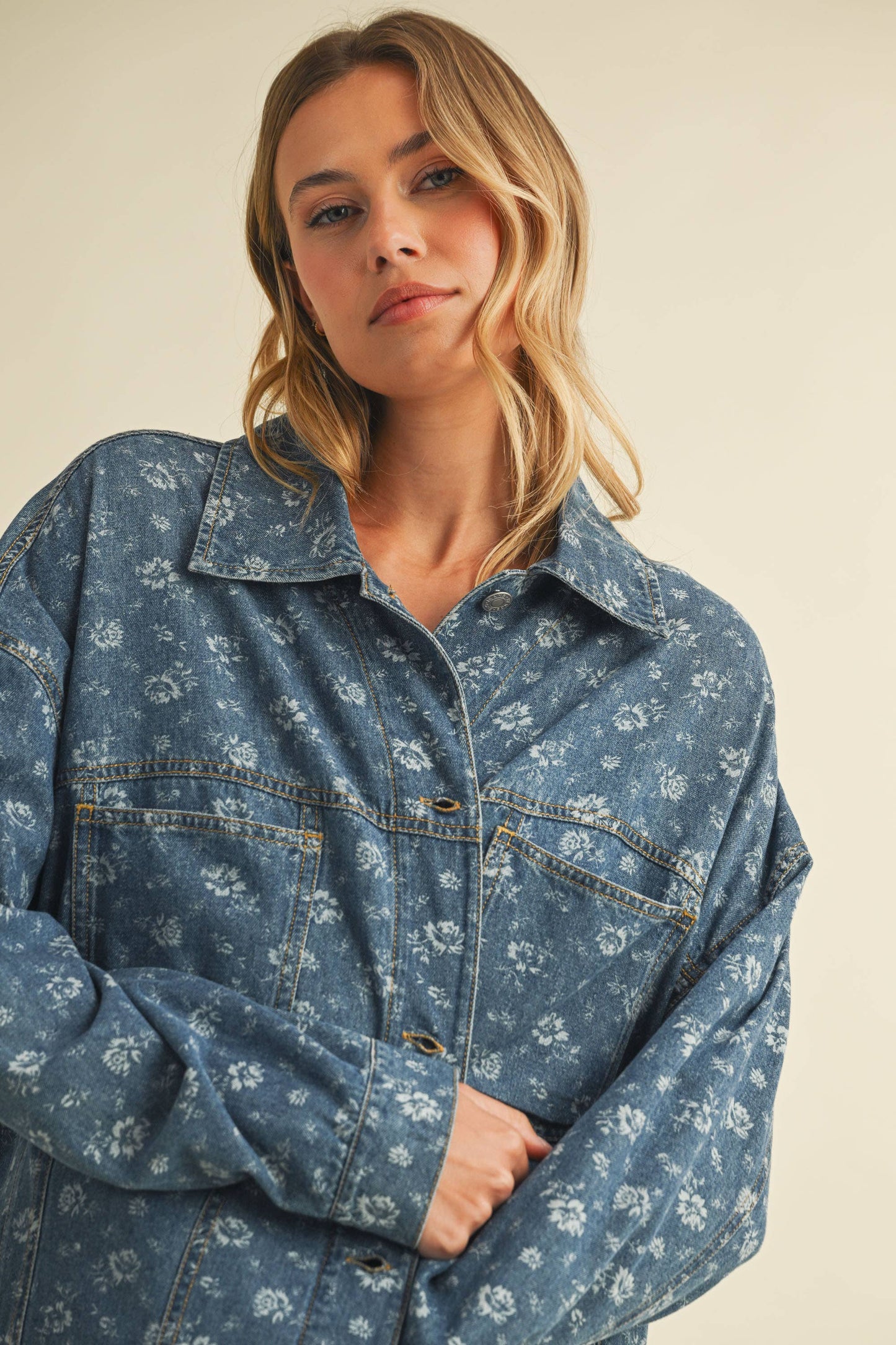 Denim Bloom Jacket