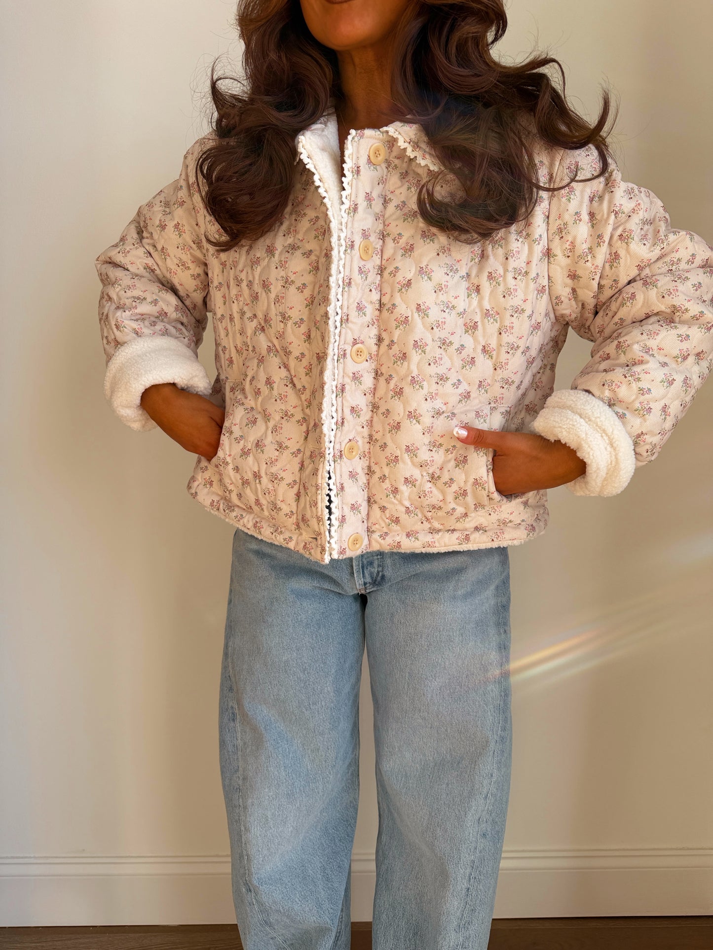 Merry & Bright Sherpa-Lined Jacket