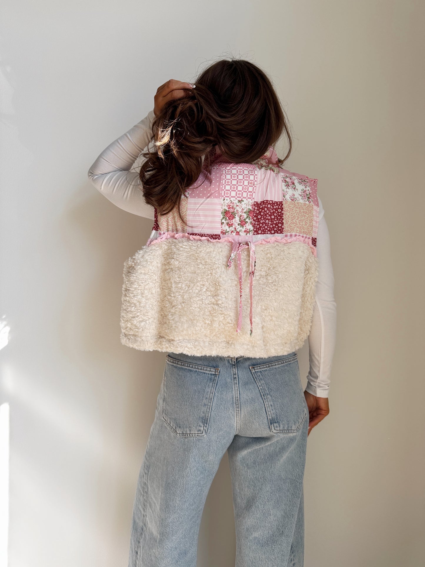 Shabby Chic Cozy Girl Vest PRE ORDER 1 week