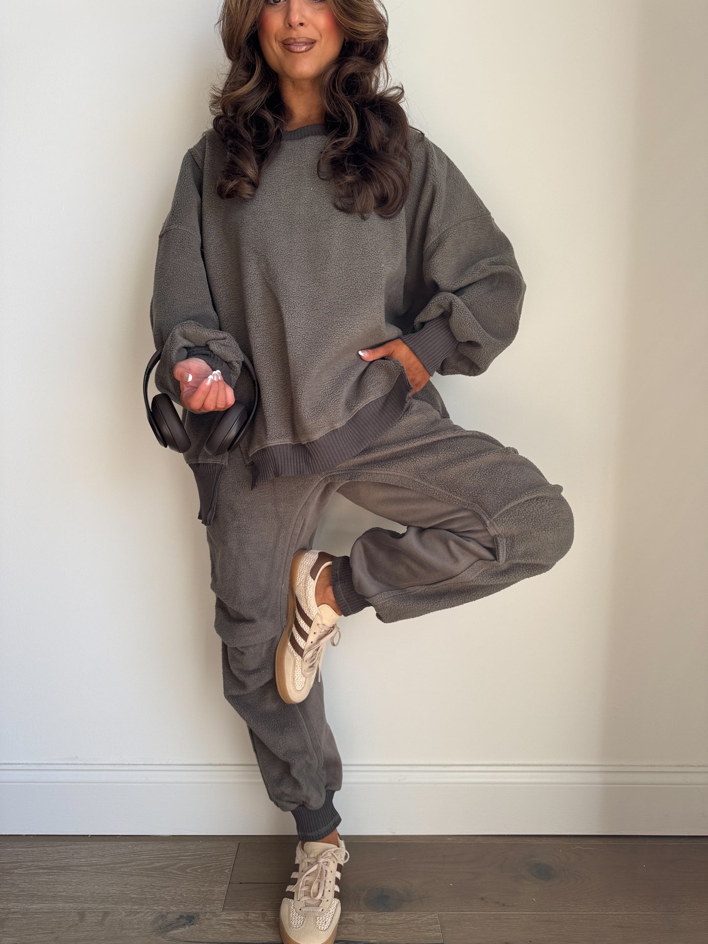 Fleece On The Go Set (Charcoal)