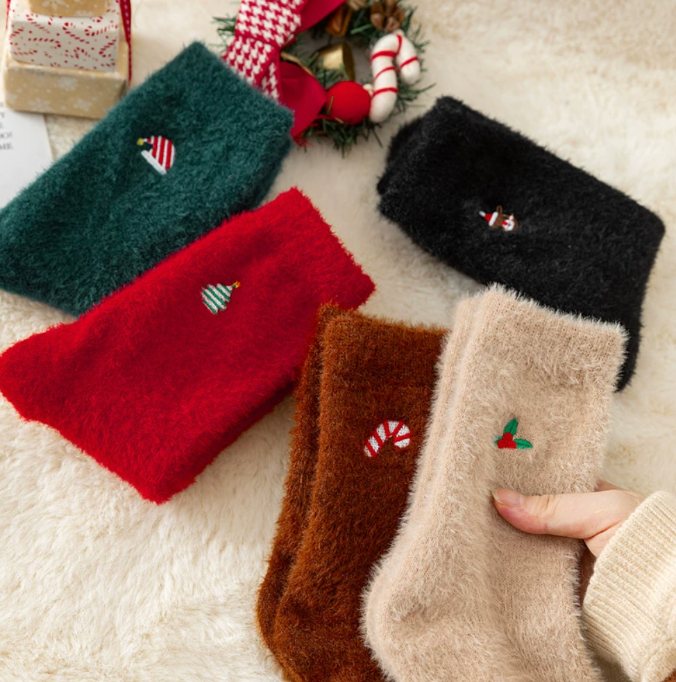 Holiday Cozy Fuzzy Socks (surprise pair)