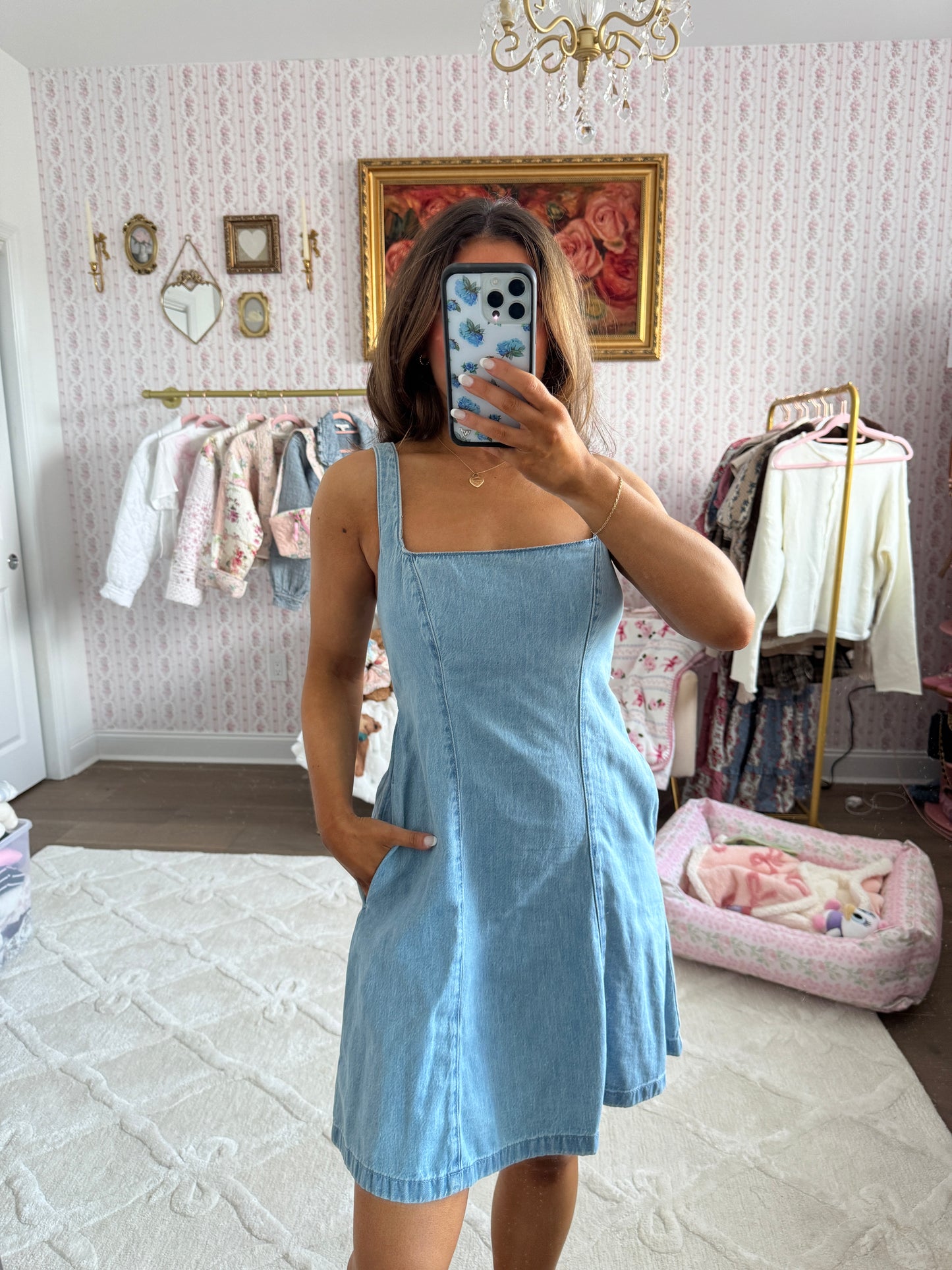 Hollister denim dress new (medium)