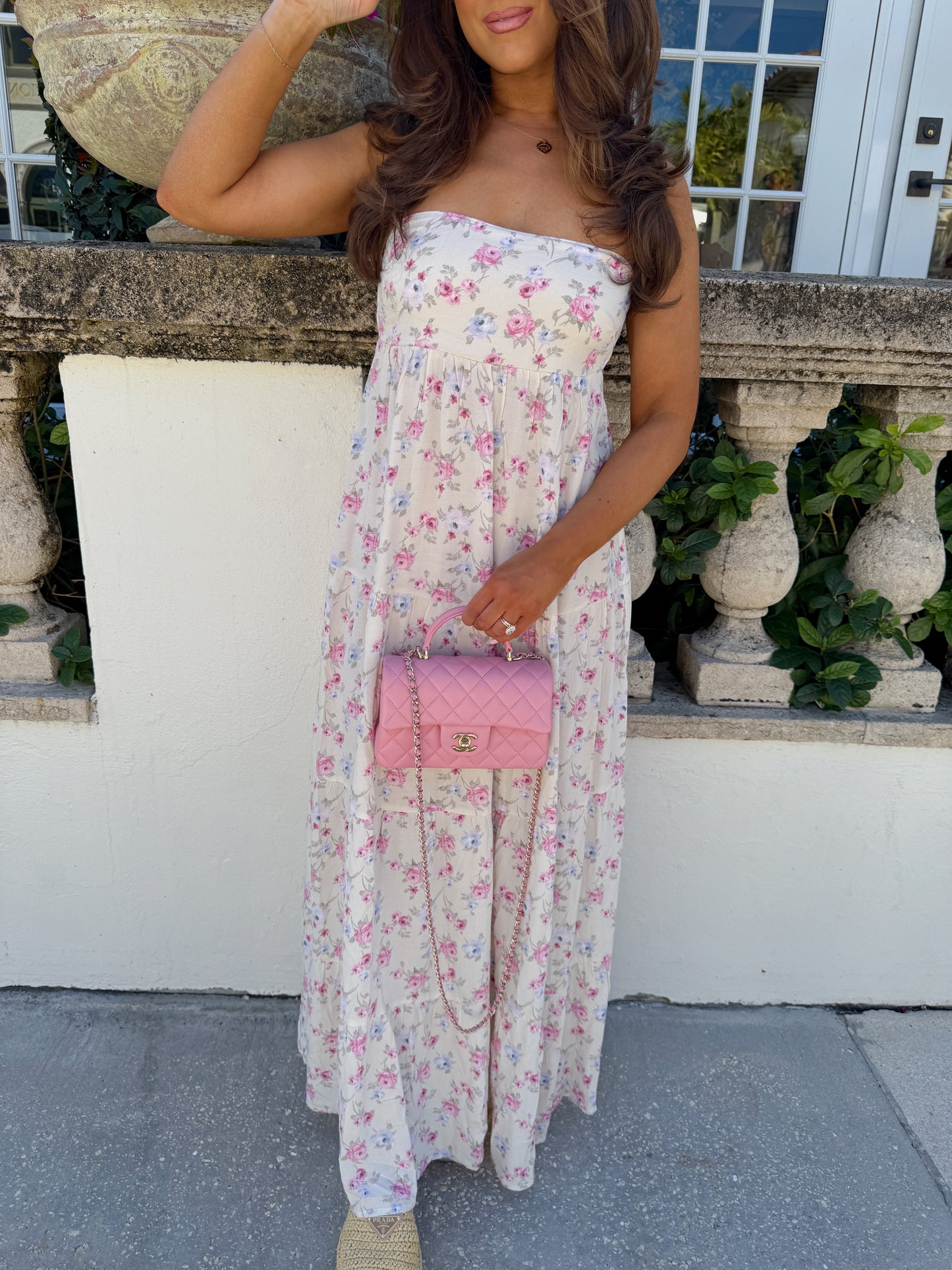 With Grace Floral Maxi Dress
