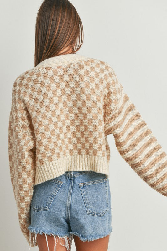 Meadow knit cardigan sweater