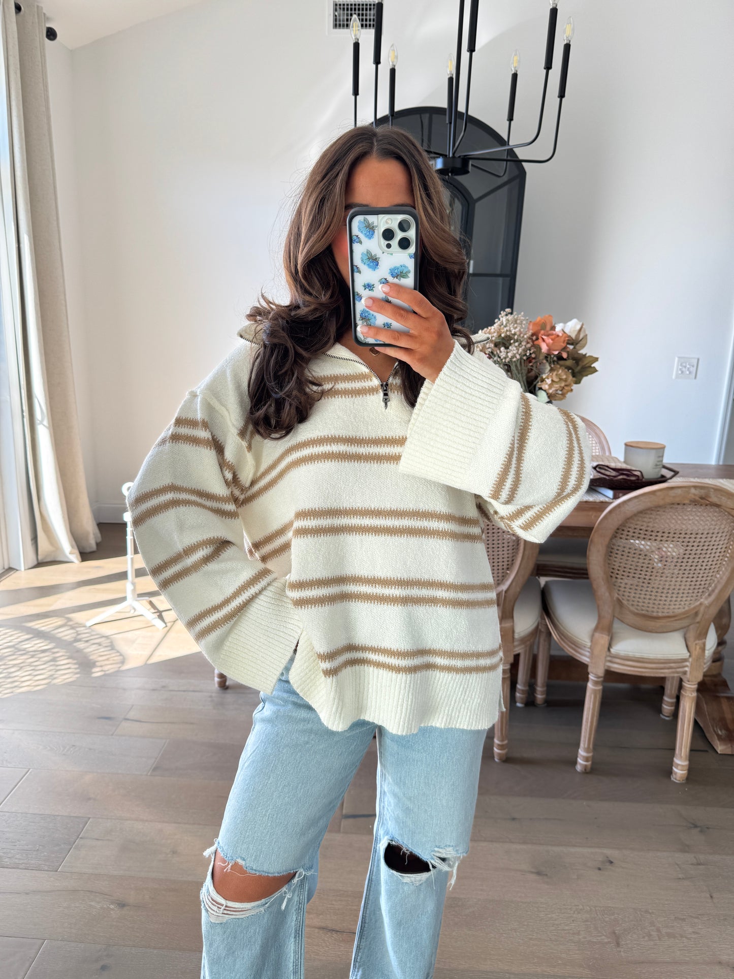 Caramel Cloud Sweater Knit (Crème)