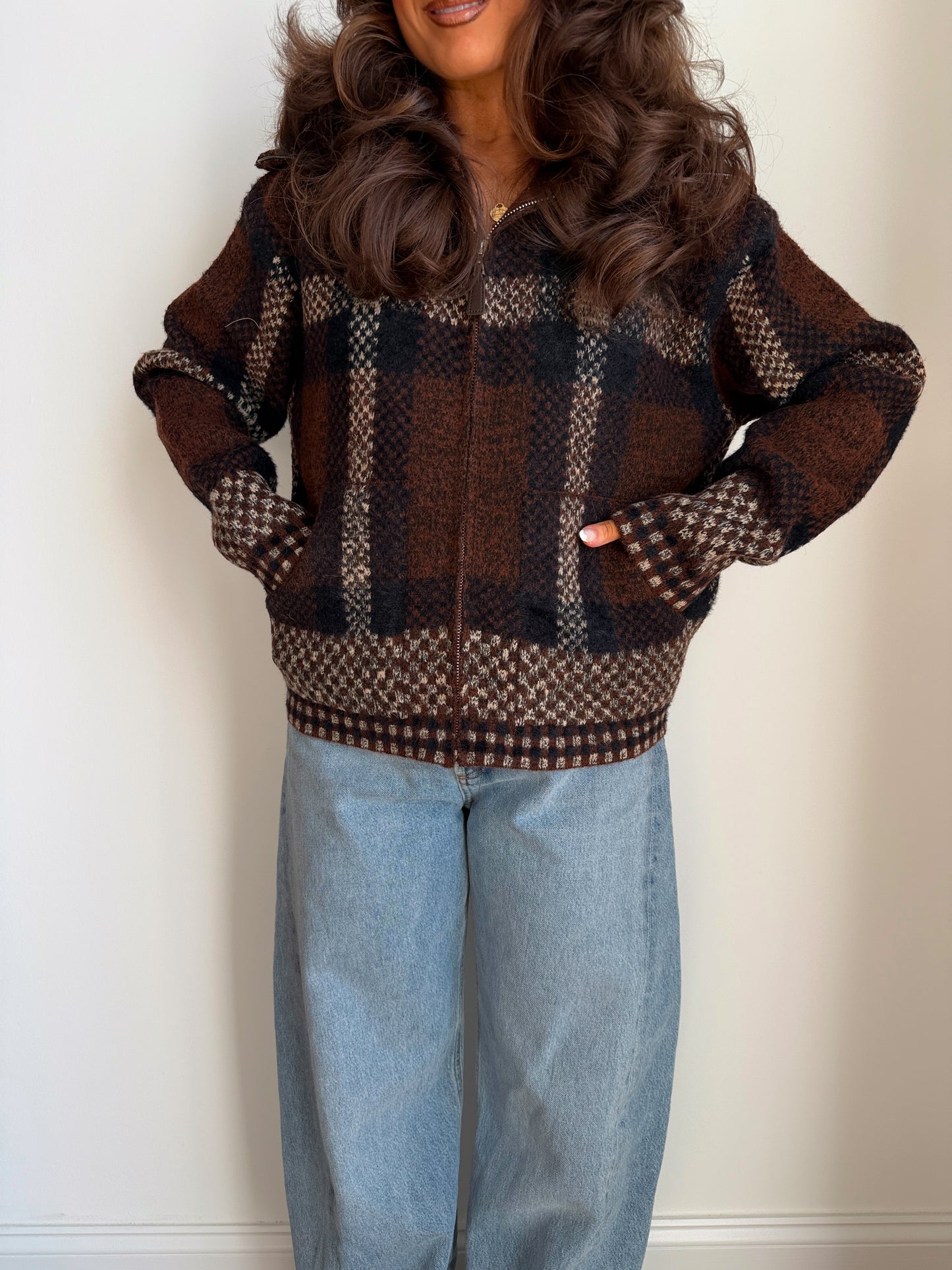 The Ski Lodge Zip Knit Sweater RESTOCK 1-2 week