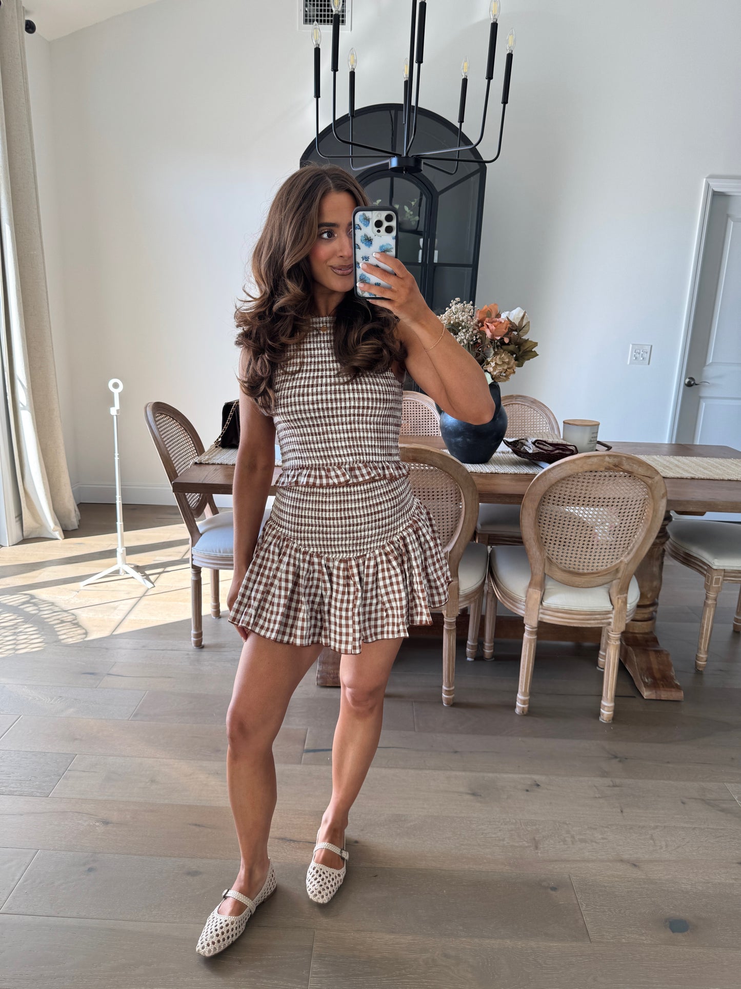 Autumn Amber Gingham Set (can’t restock)