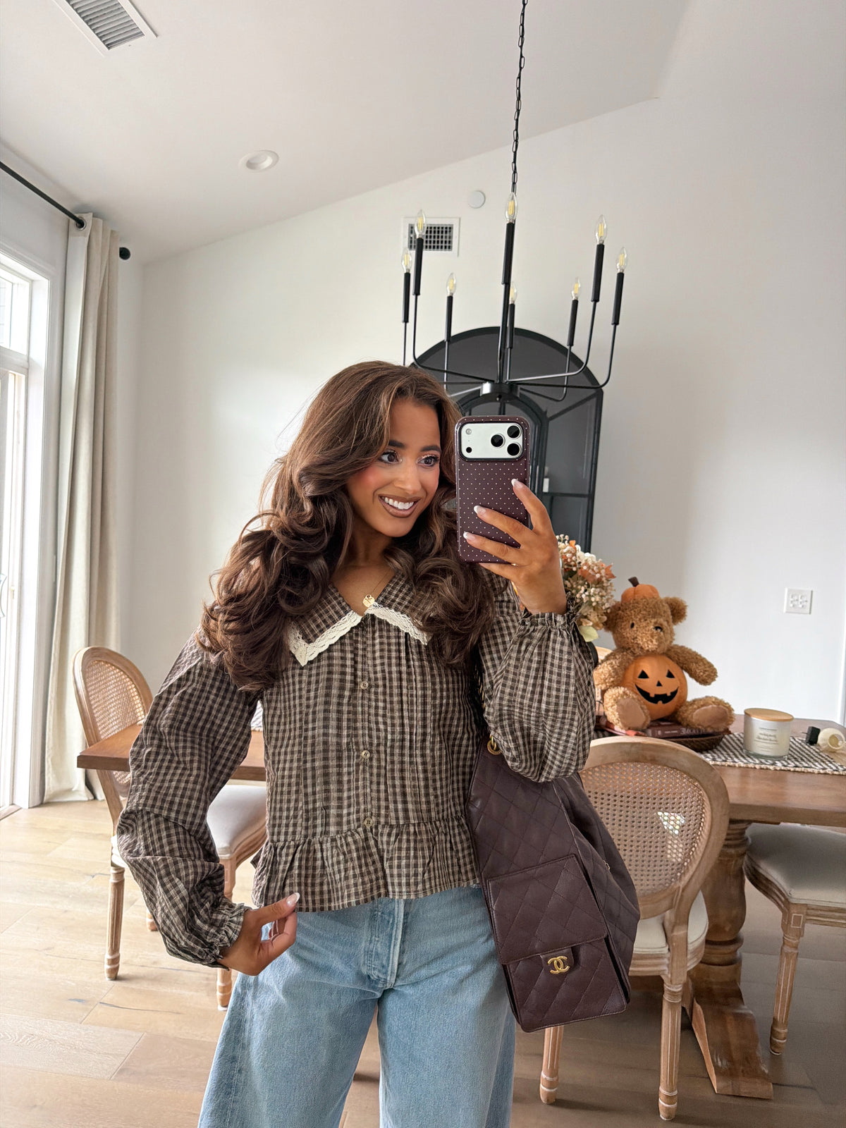 At The Patch Gingham Top