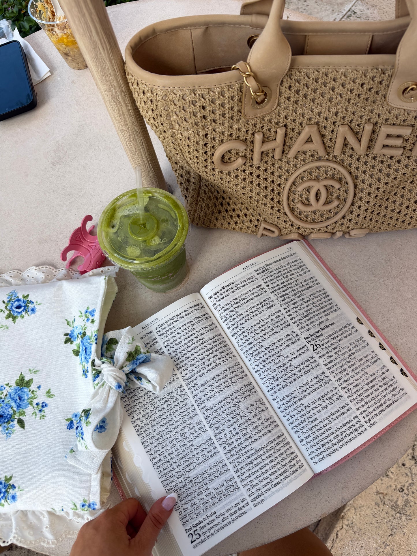 Palm Bloom Bible Cover ships 2-3 weeks