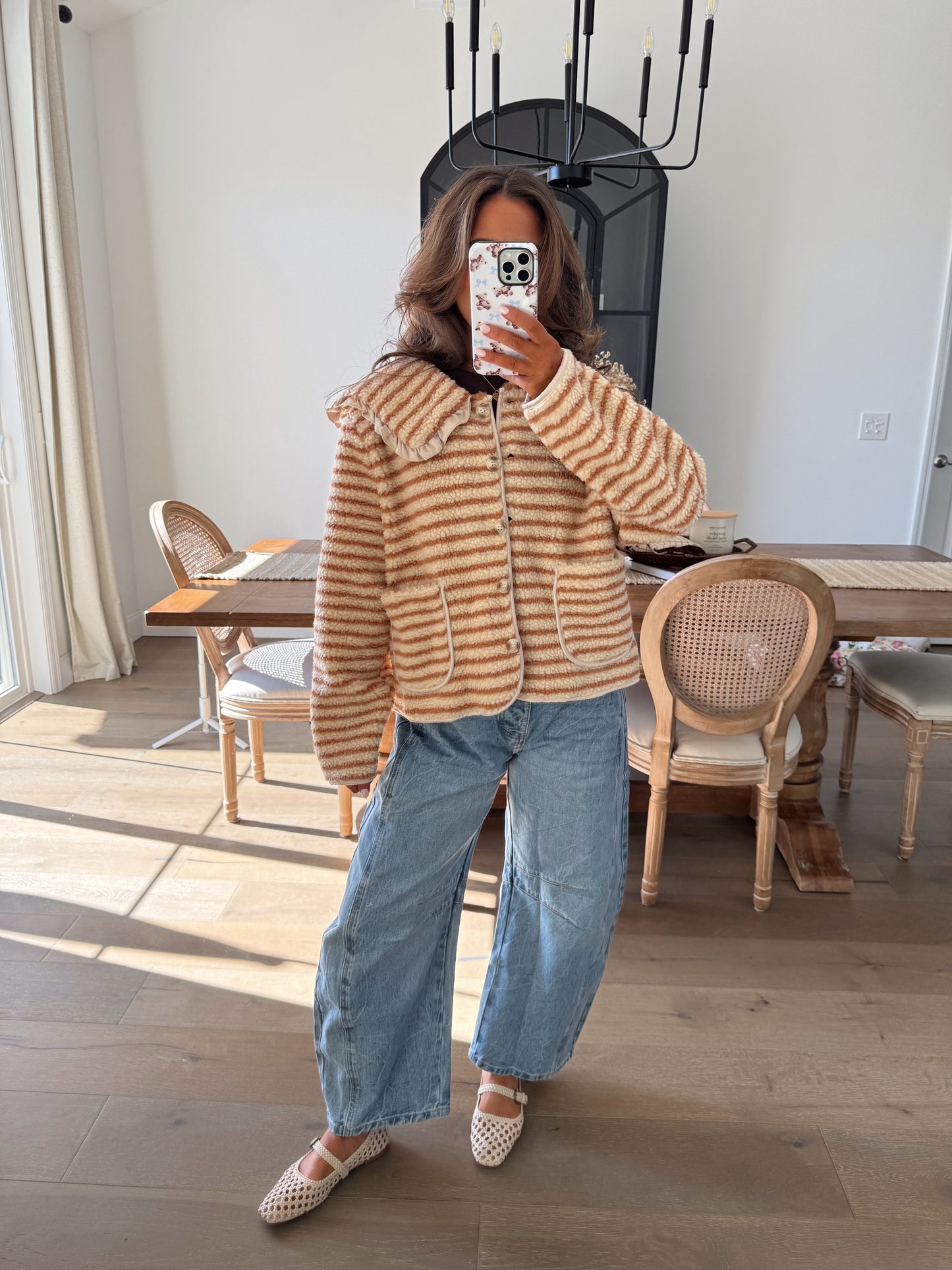 Caramel Apple Sherpa Jacket