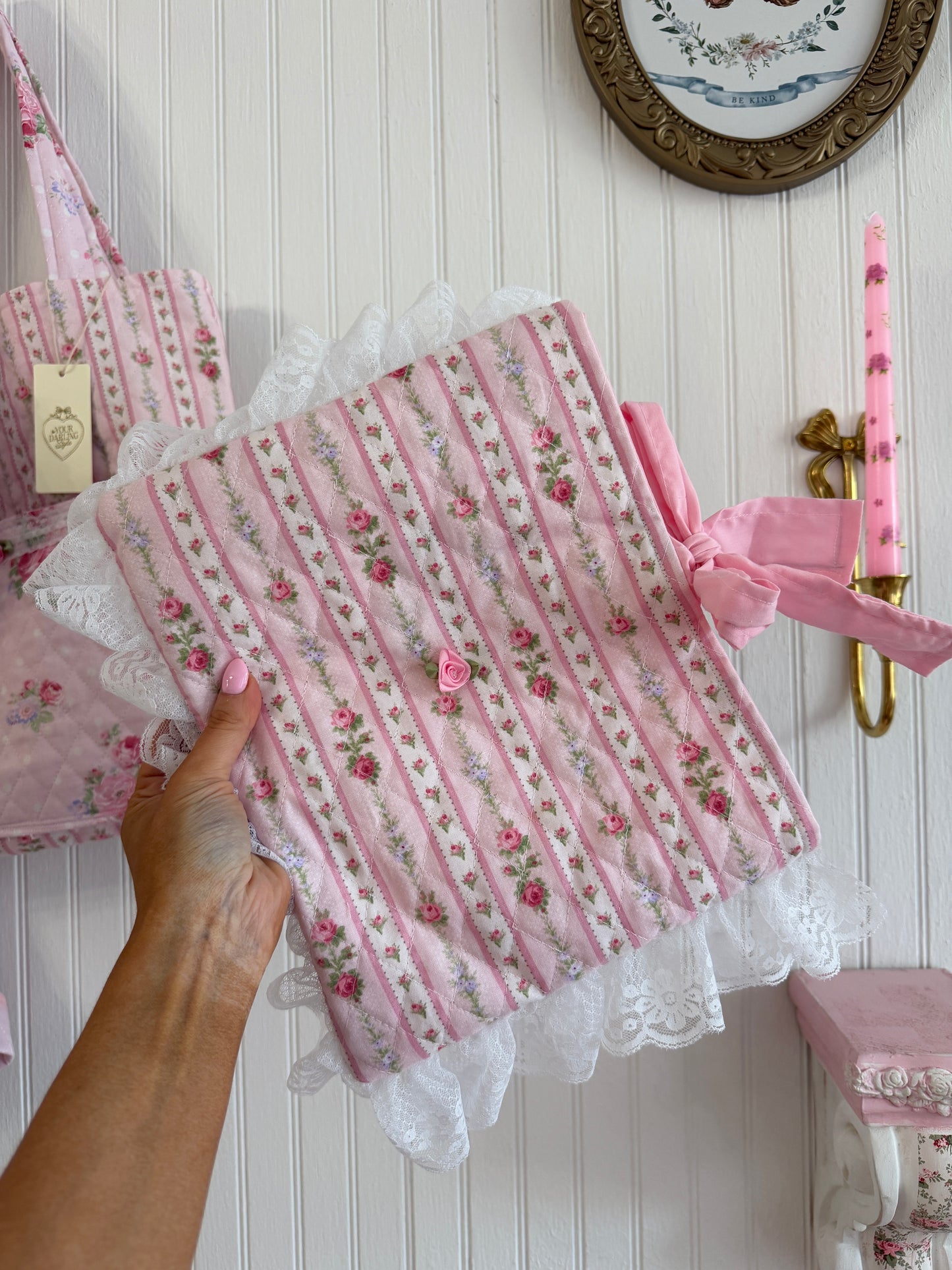 Vintage Shabby Chic Darling Bible Cover PRE ORDER