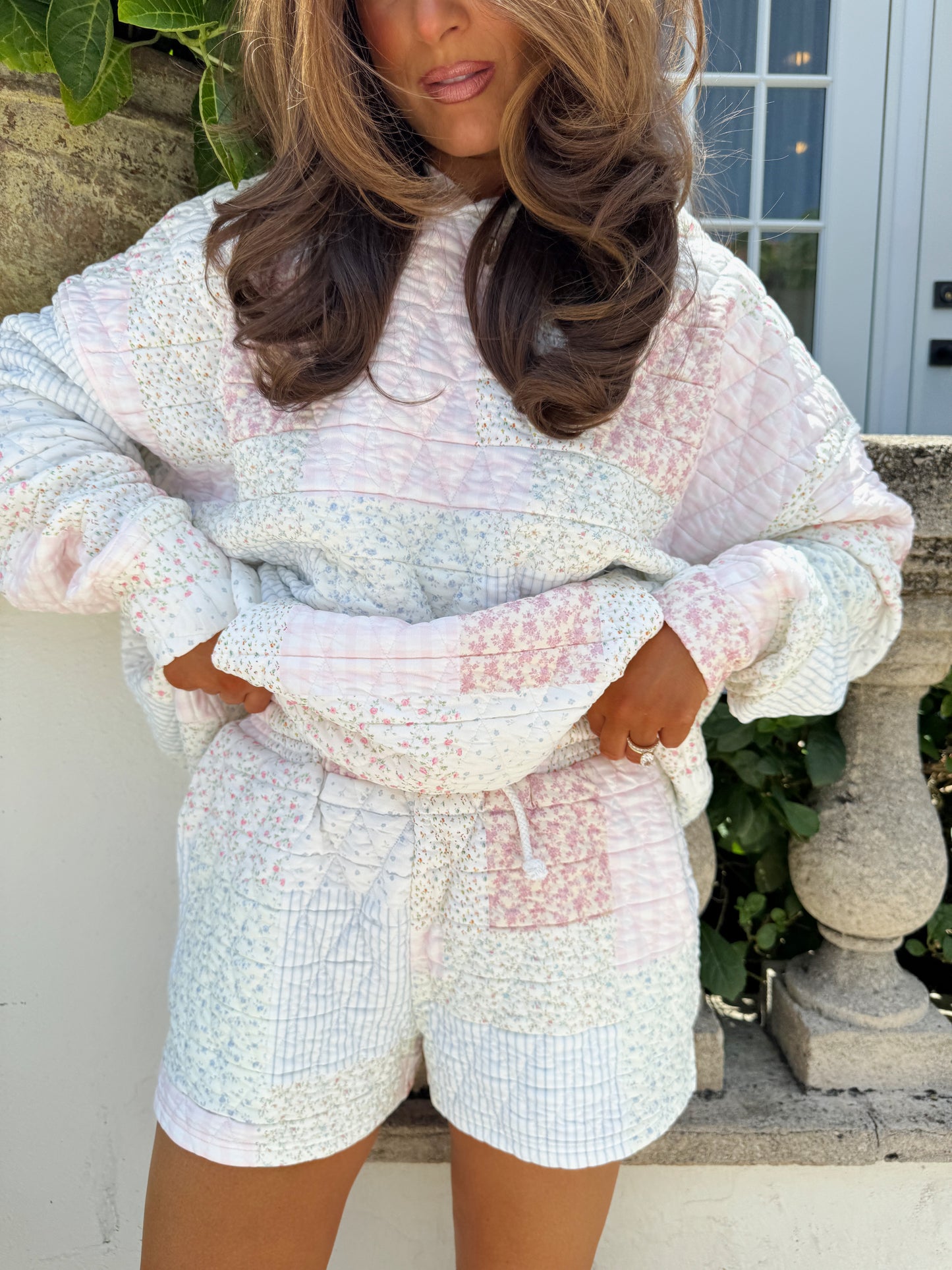 Quilted Pastel Shorts