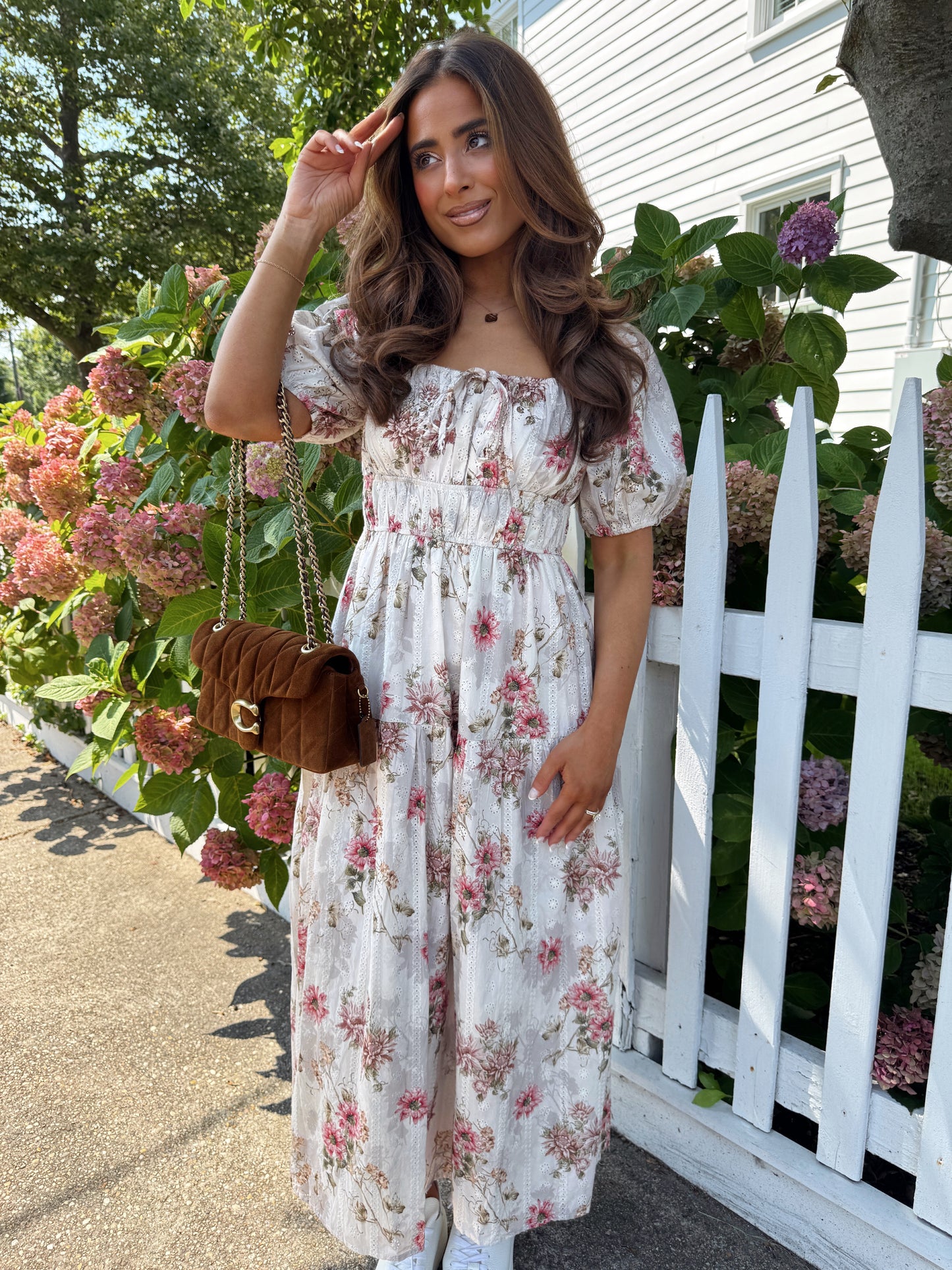Soft Autumn Whimsy Midi Dress